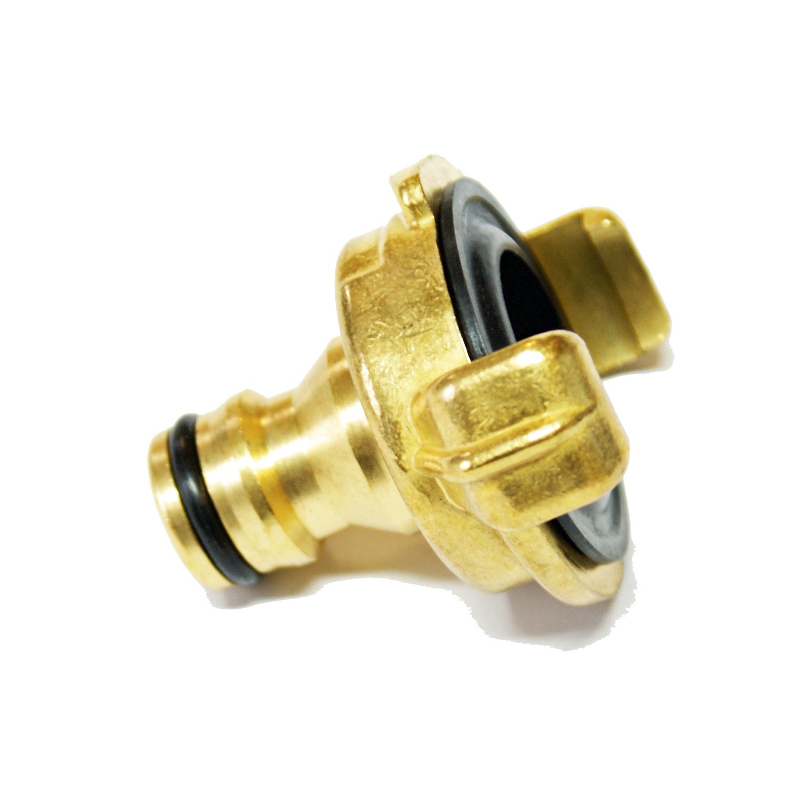 Schlauchadapter Messing Gartenschlauch Adapter Übergang GK auf Steckkupplung