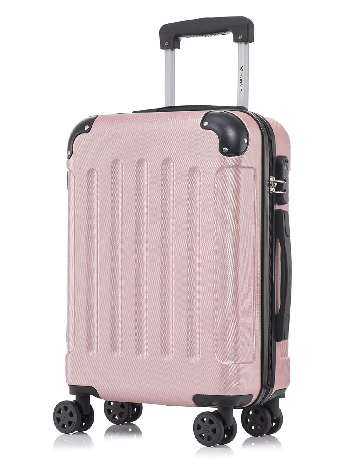 yonsly Hartschalen-Trolley Hartschalen-Koffer Trolley 360° Rollen, robuster günstig online kaufen