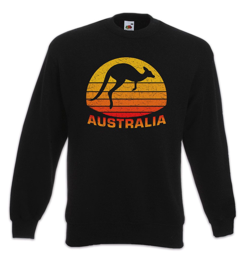 Sweatshirt Kangaroo Australia Sweatshirt Australien Down Under Sydney Outback