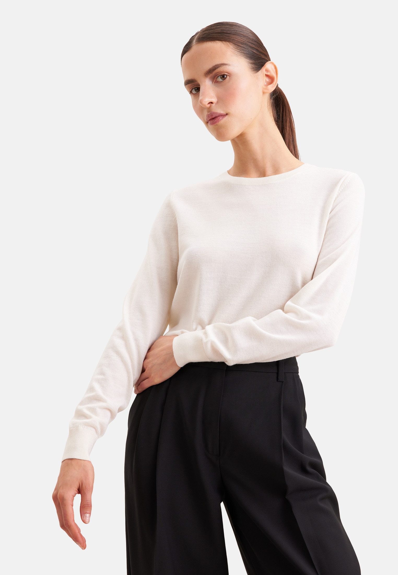 seidensticker Strickpullover Sweater Uni