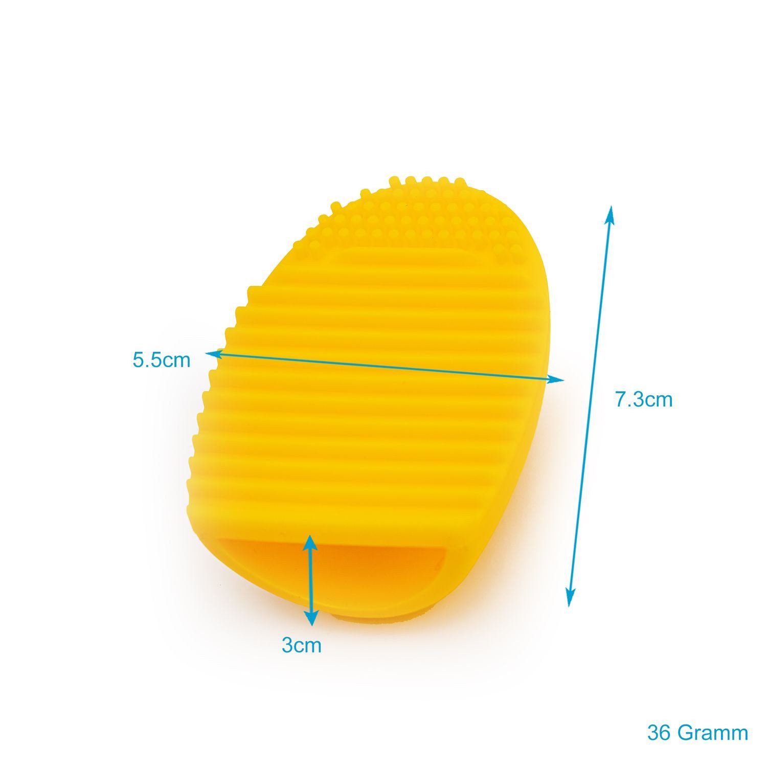 Intirilife Make-up Schwammreiniger (1-St. Pinsel Reiniger aus Silikon Make Up Pinsel Reinigung 7.3 x 5.5 x 3 cm)