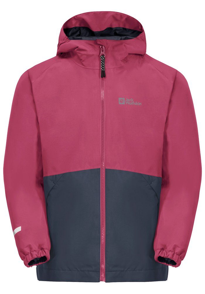 Jack Wolfskin 3-in-1-Funktionsjacke ICELAND JACKET 3IN1 dark-fuchsia K