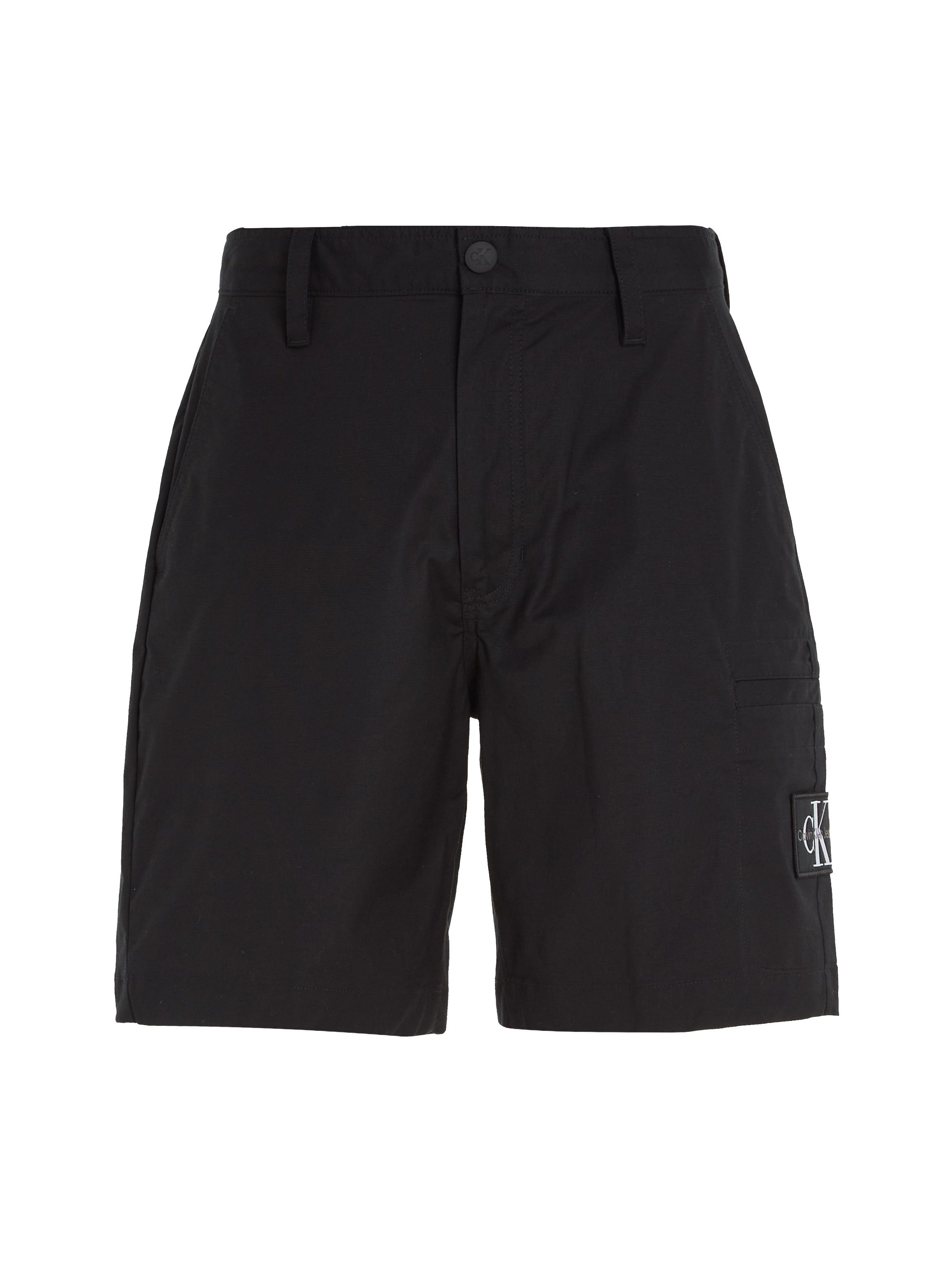 Black Chinoshorts SHORT RIPSTOP Ck Klein Calvin STRAIGHT CHINO Jeans