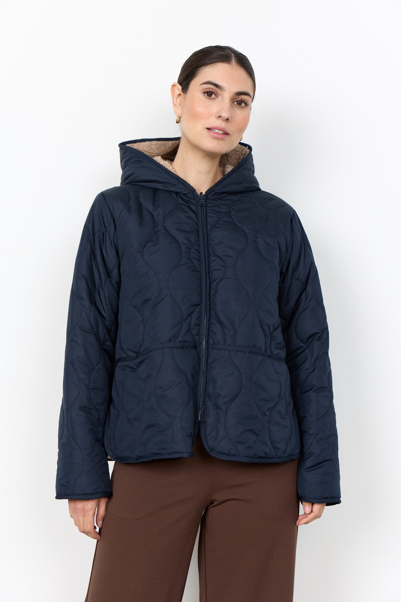 soyaconcept Steppjacke SC-GELA 2 Kunstfaser, weiches Plüschfutter