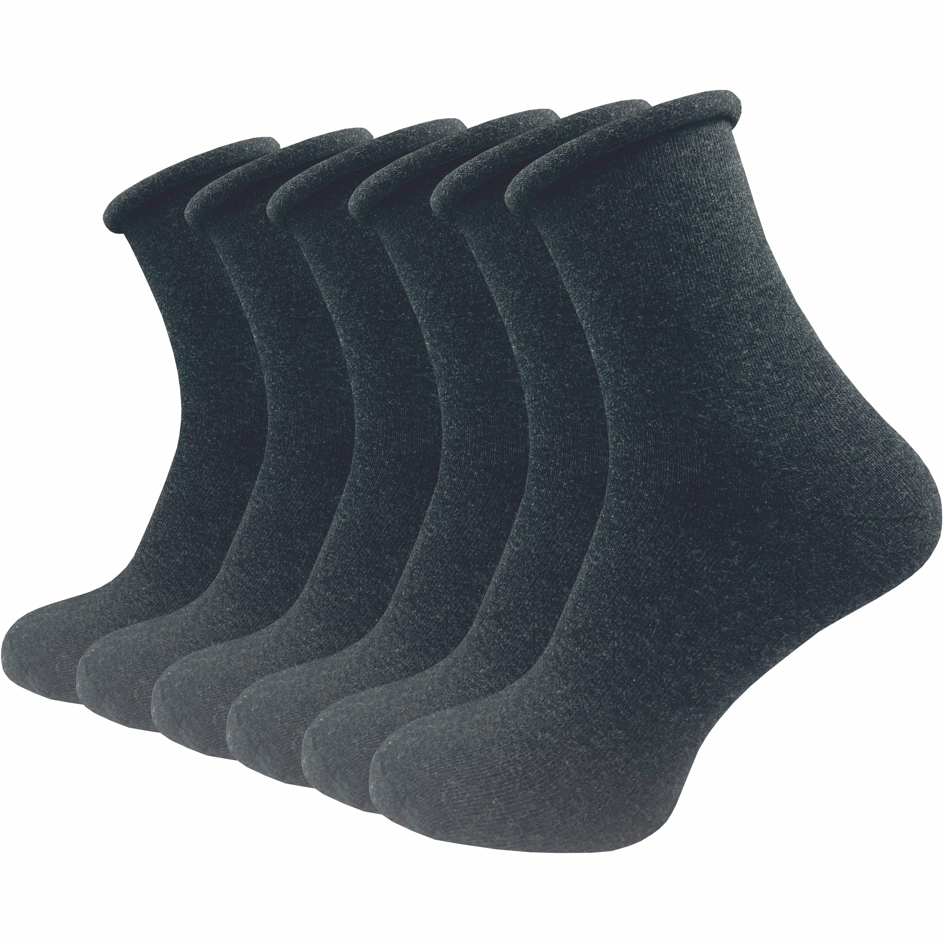 Diabetikersocken für Damen mit Rollrand - Ohne drückende Naht & ohne Gummidruck