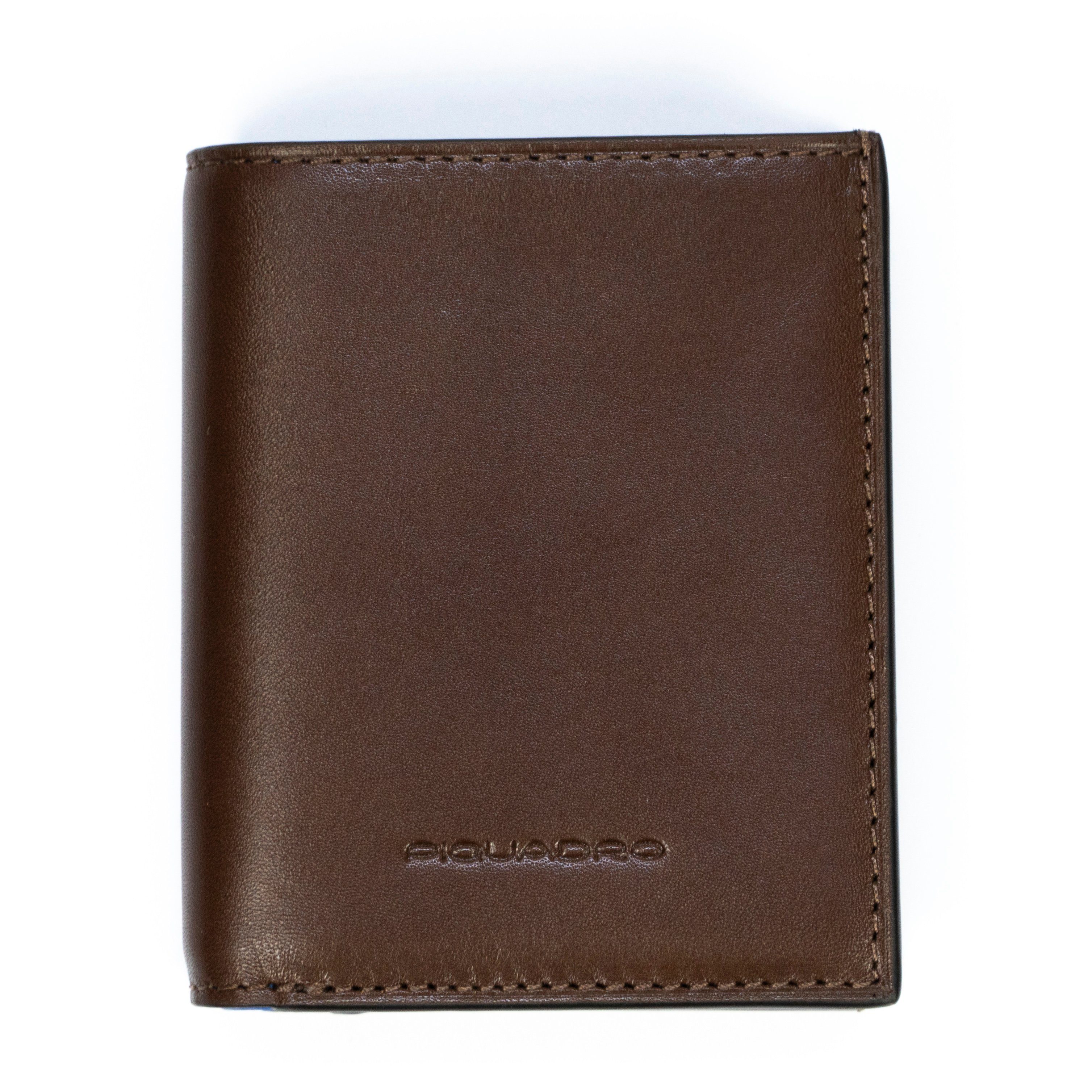 Piquadro Brieftasche PU3244BOR, RFID Kartenschutz, Herren Braun