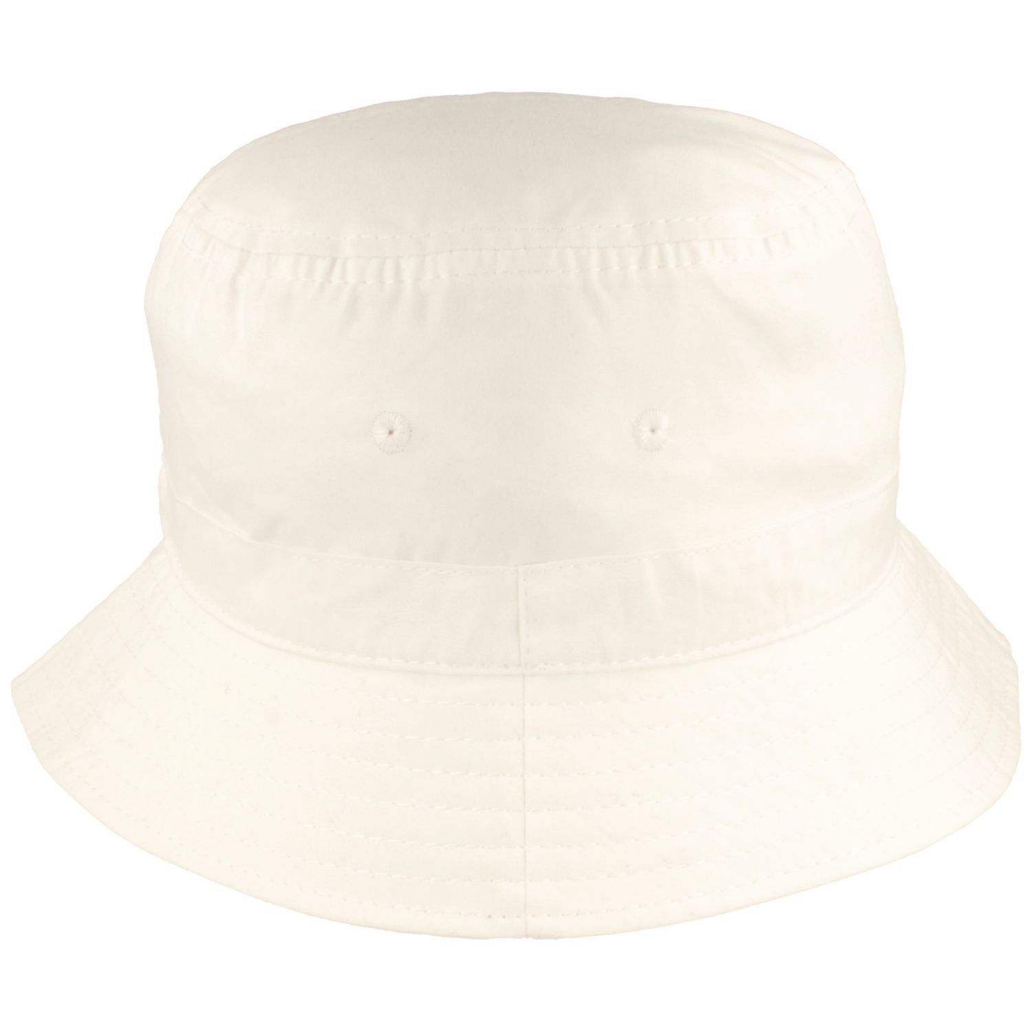 Bucket weiss Fischerhut uni Hat Fischerhut UV 40+ Breiter