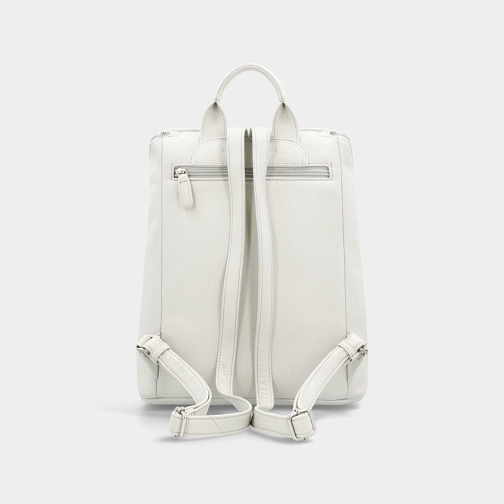 Picard Cityrucksack Picard Rucksack shark 8634 Luis Rindsleder weiss12l