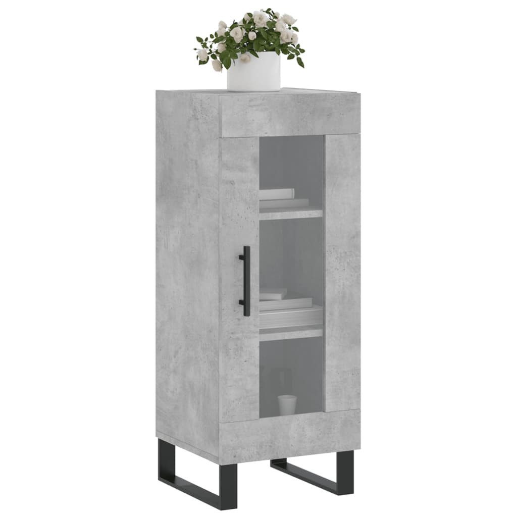 vidaXL Sideboard Sideboard Betongrau 34,5x34x90 cm günstig online kaufen