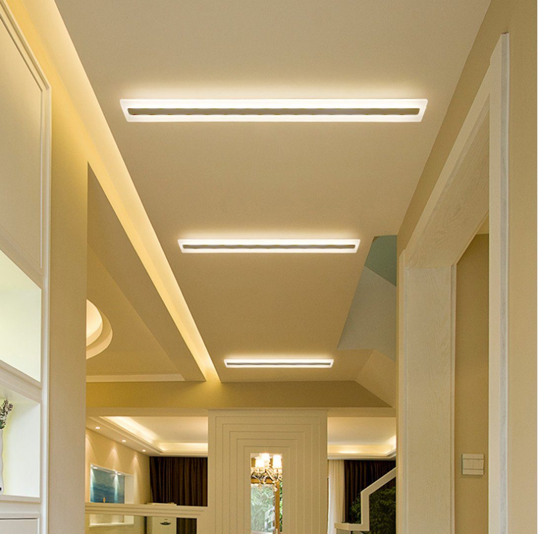 LED LED Wohnzimmer Tageslicht Neutralweiß, Ultradünn, fest LED Deckenleuchte, integriert, Büro Ultradünn Design Deckenlampe LED Deckenleuchte Woward Tageslichtweiß, 40W