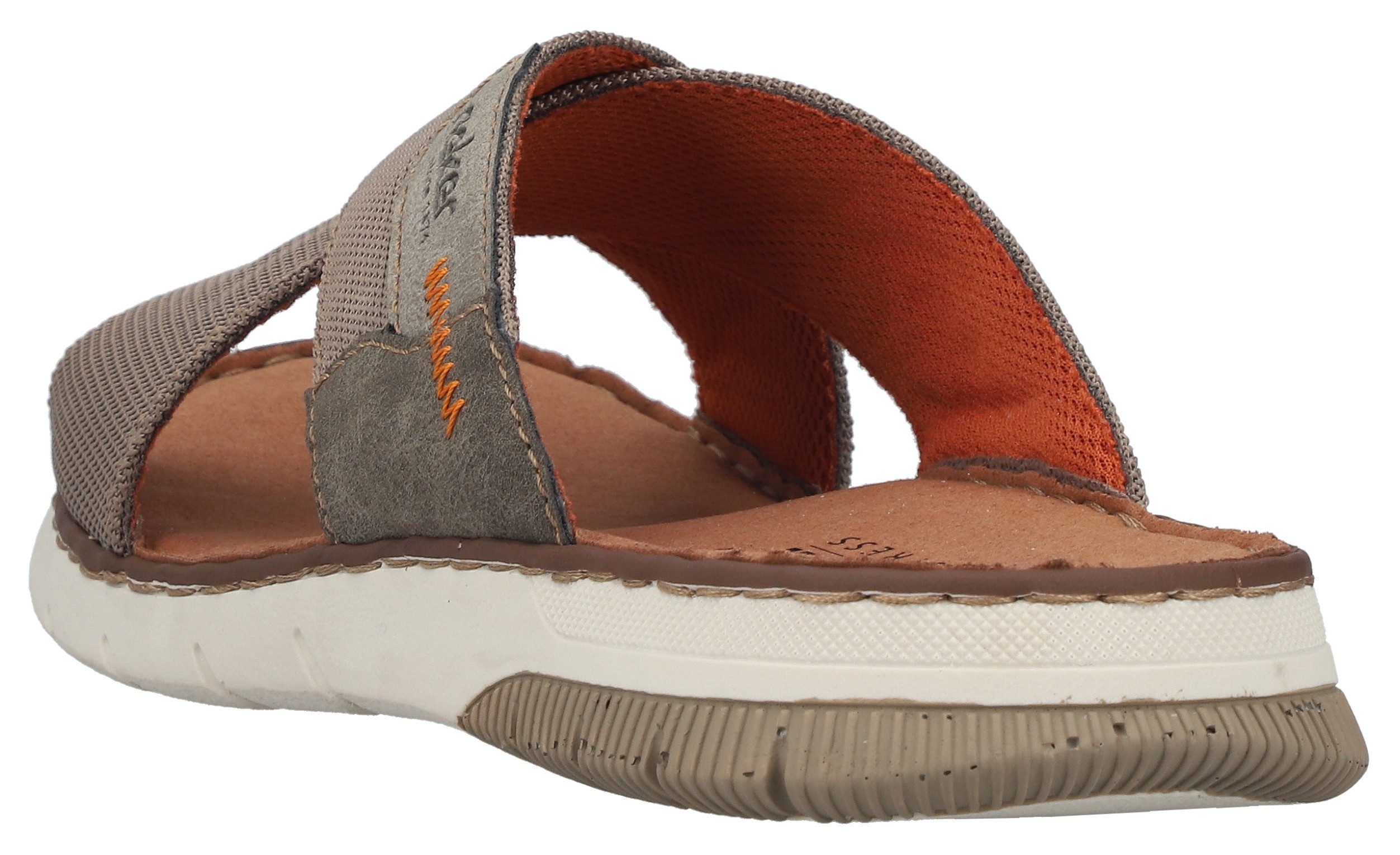 Rieker Pantolette Sommerschuh, Strandschuh, Urlaubsschuh mit Kreuzbandage