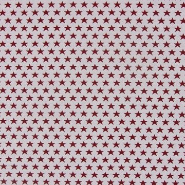 Vorhang SCHÖNER LEBEN. Vorhang mit Smok-Schlaufenband Sterne weiß rot 245cm, SCHÖNER LEBEN., (1 St), blickdicht, Baumwolle, handmade, made in Germany, vorgewaschen