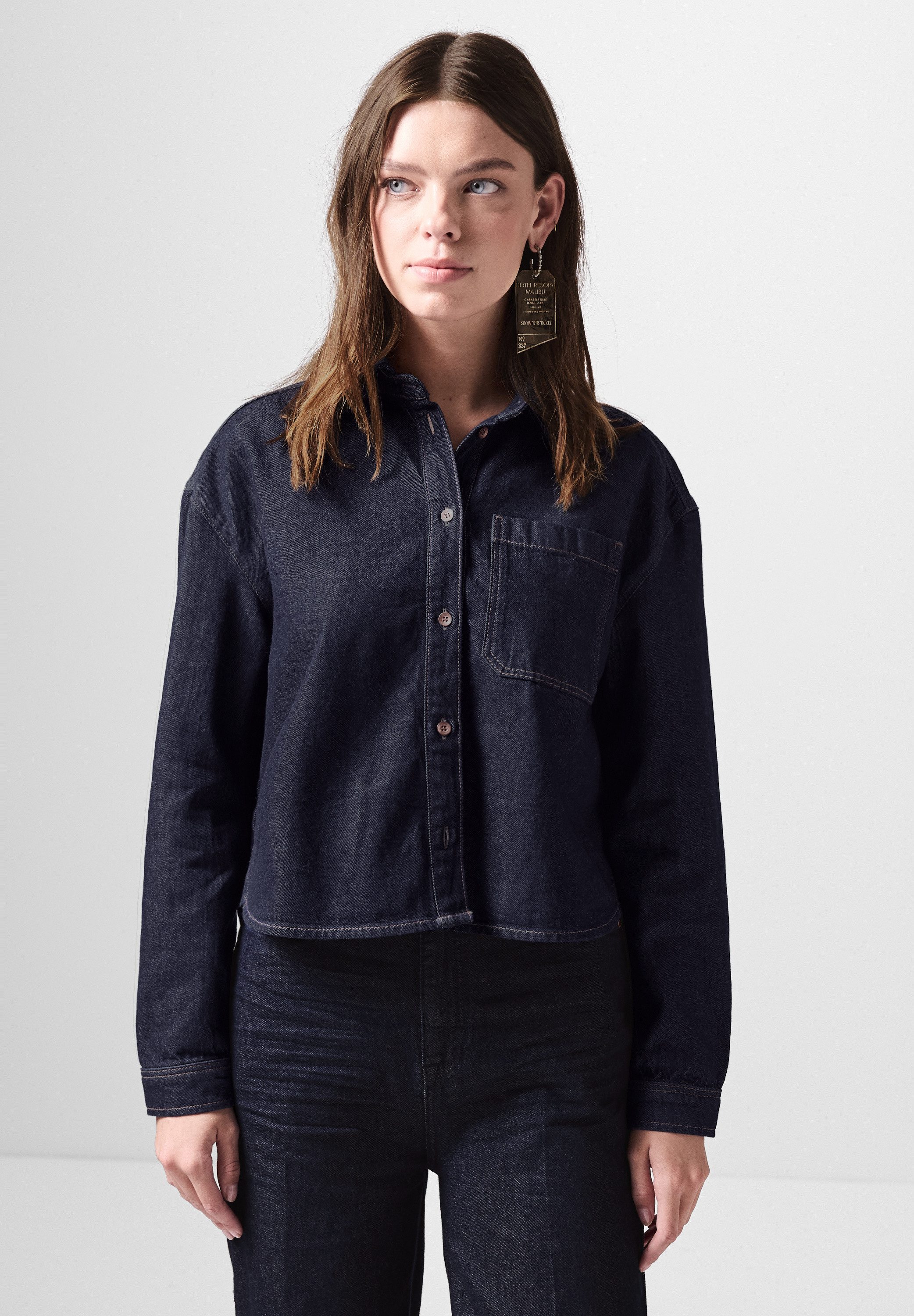 Jeansbluse