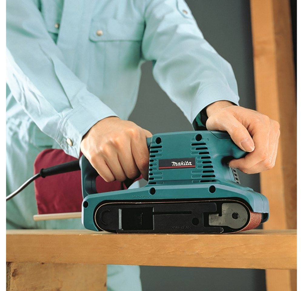 Thumbnail - Makita Elektrowerkzeug-Set Makita 9910 Bandschleifer - Starker Schleifer.