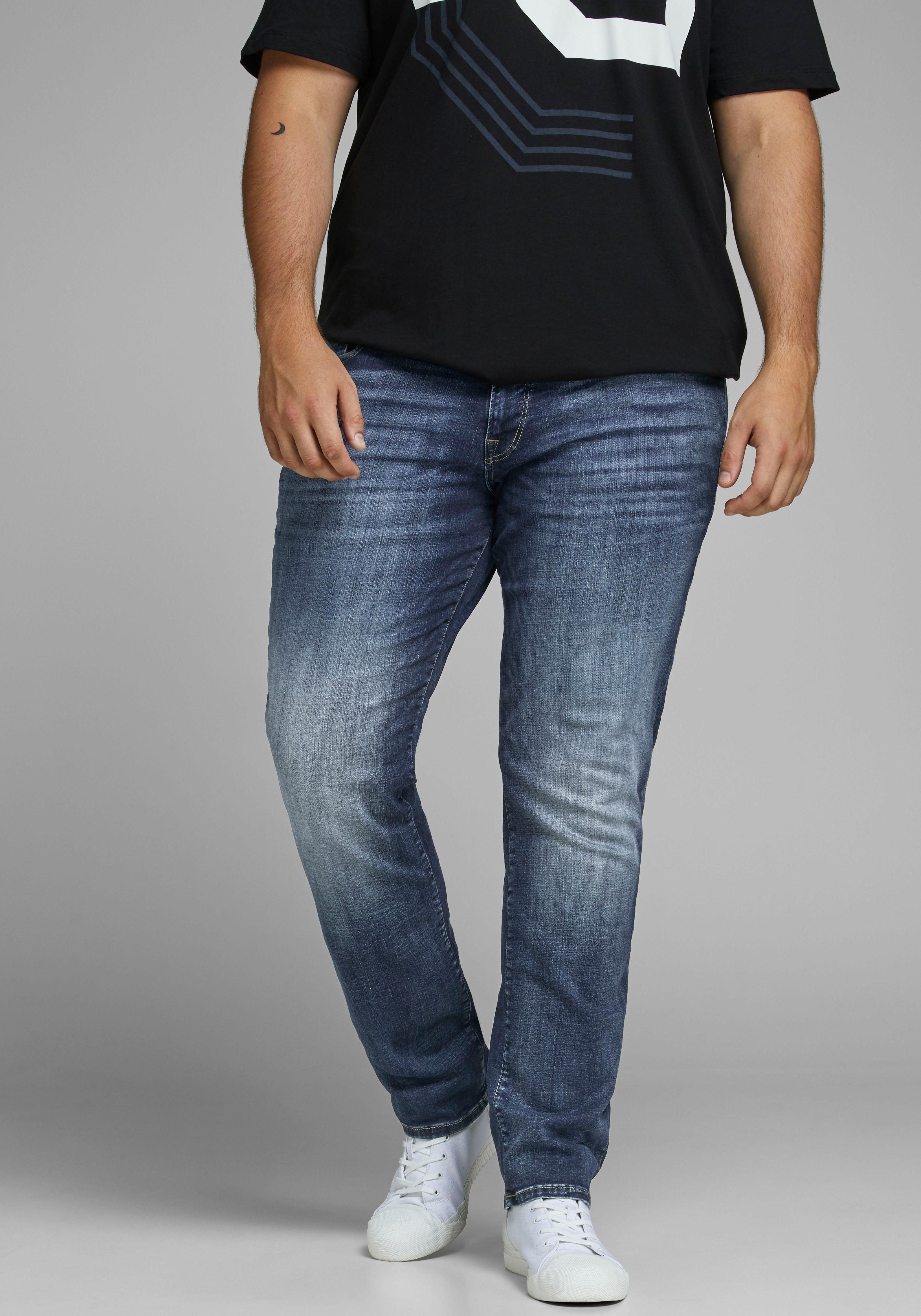 Jack & Jones PlusSize Slim-fit-Jeans Tim Icon bis Jeans Weite 52 blue denim