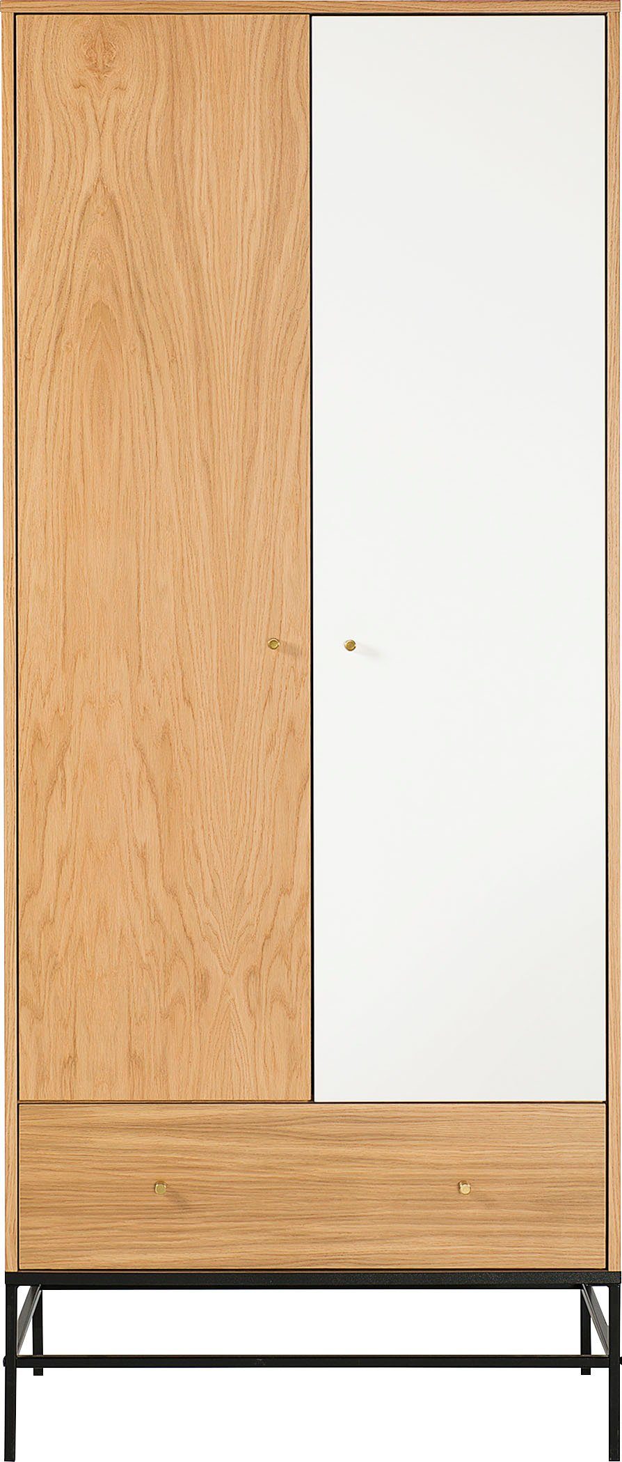 andas Kleiderschrank Flora im schlichten skandinavischen Design, FSC®-zertifiziert