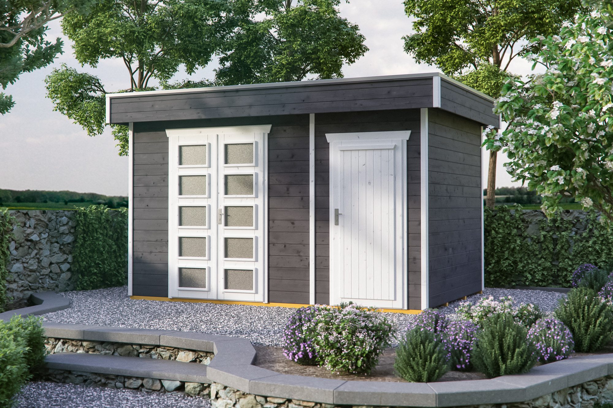 Thumbnail - Skanholz Gartenhaus Venlo 3, BxT: 420x290 cm