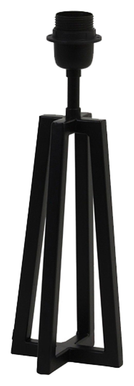 Light & Living Tischleuchte Lampenfuß MILEY, H 31 cm, Schwarz matt, Metall, ohne Leuchtmittel
