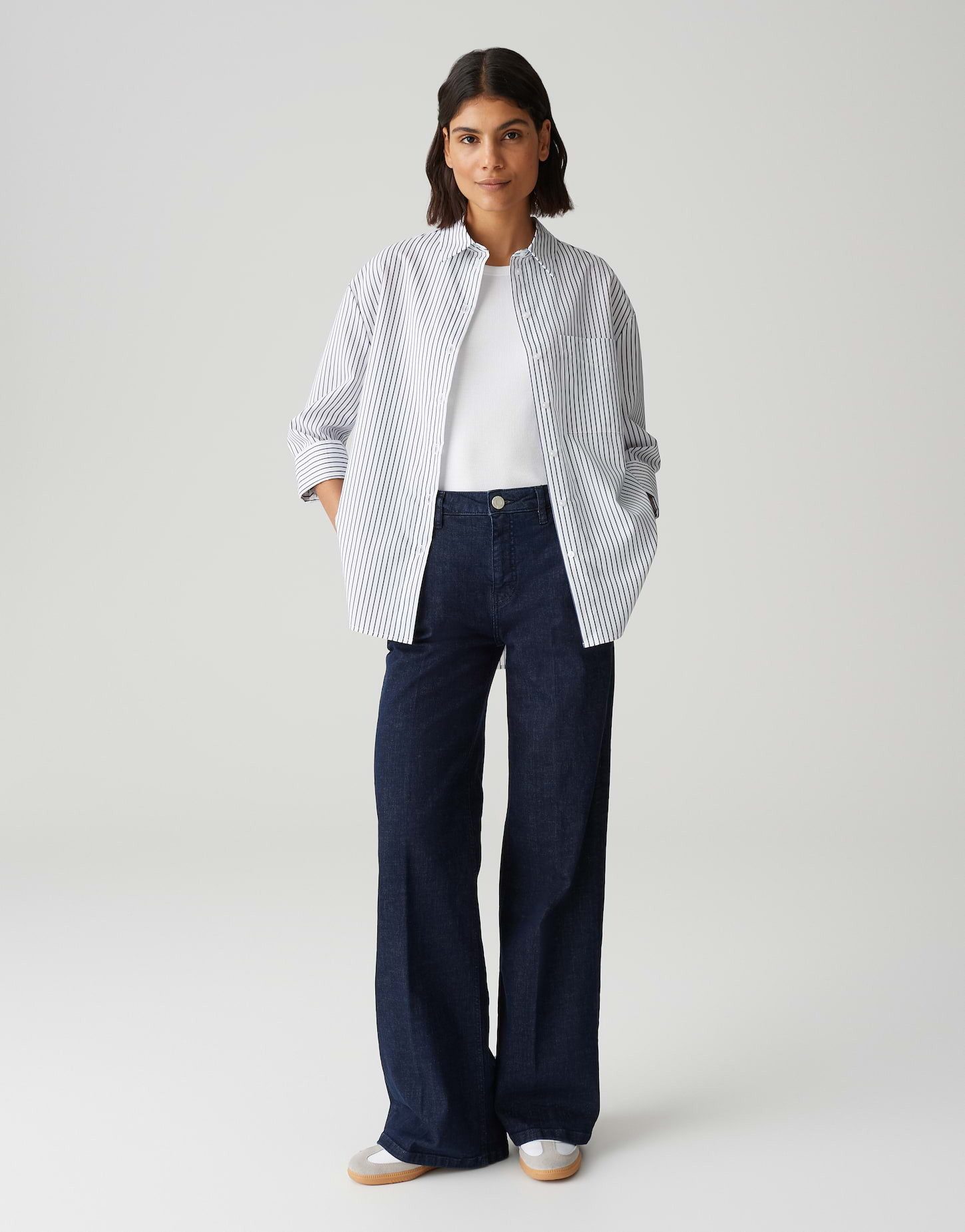 OPUS Langarmbluse Frila