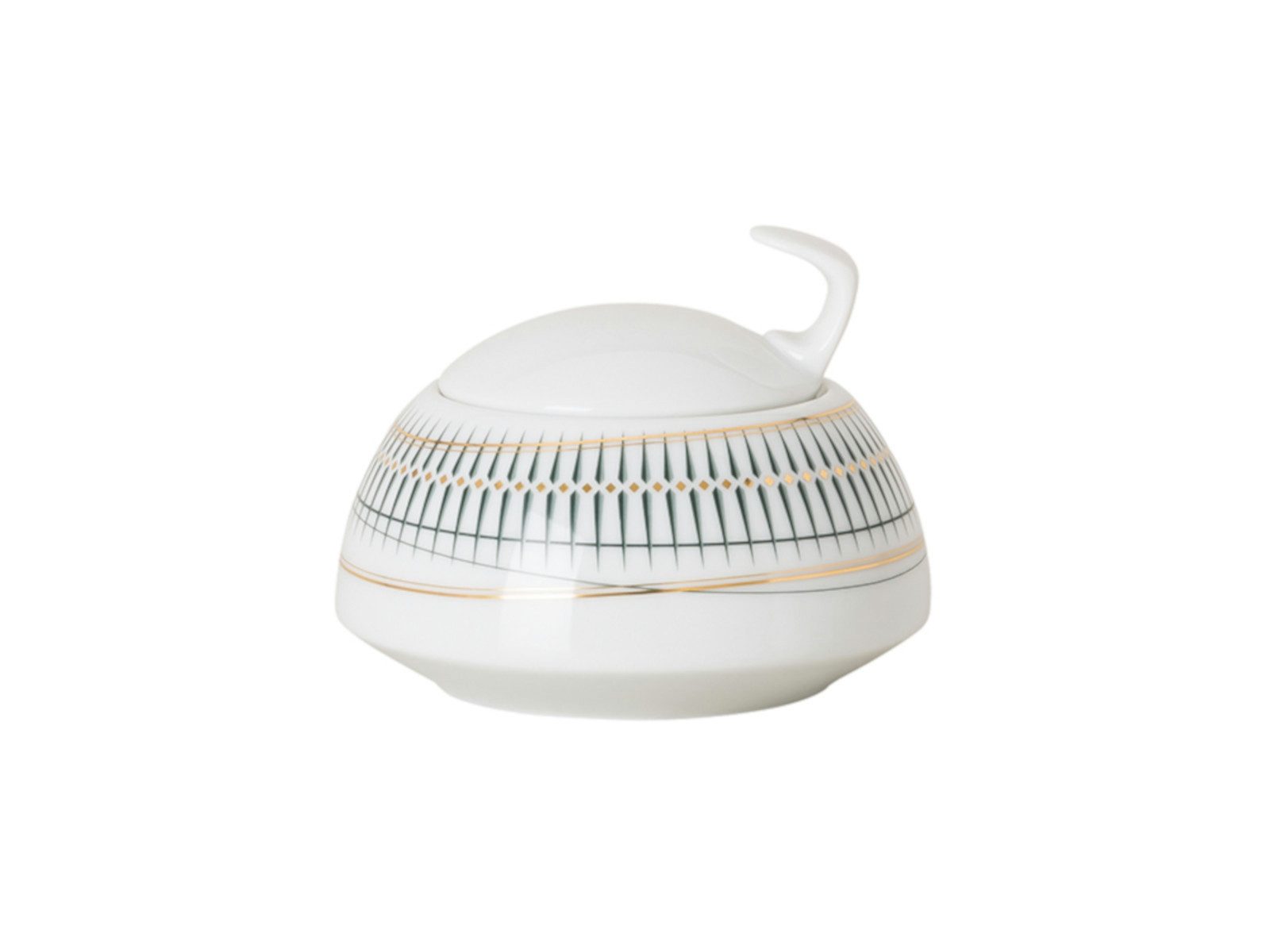 Rosenthal Zuckerdose TAC Gropius Glitch Zuckerdose 6 P. 0,22l, Porzellan