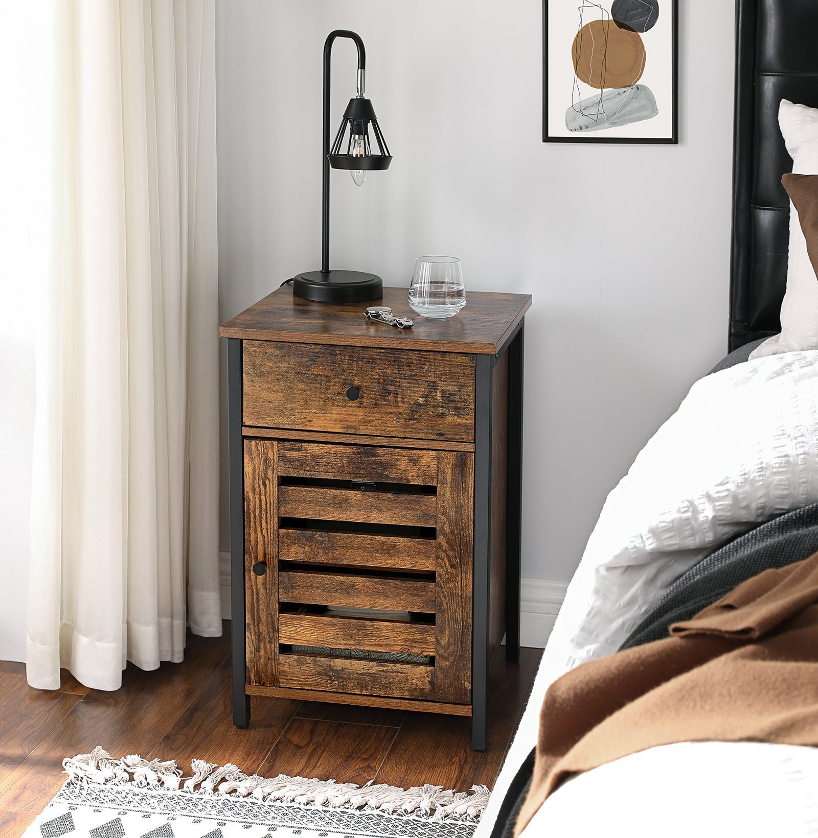 VASAGLE Nachtschrank LET063B01 - VASAGLE 