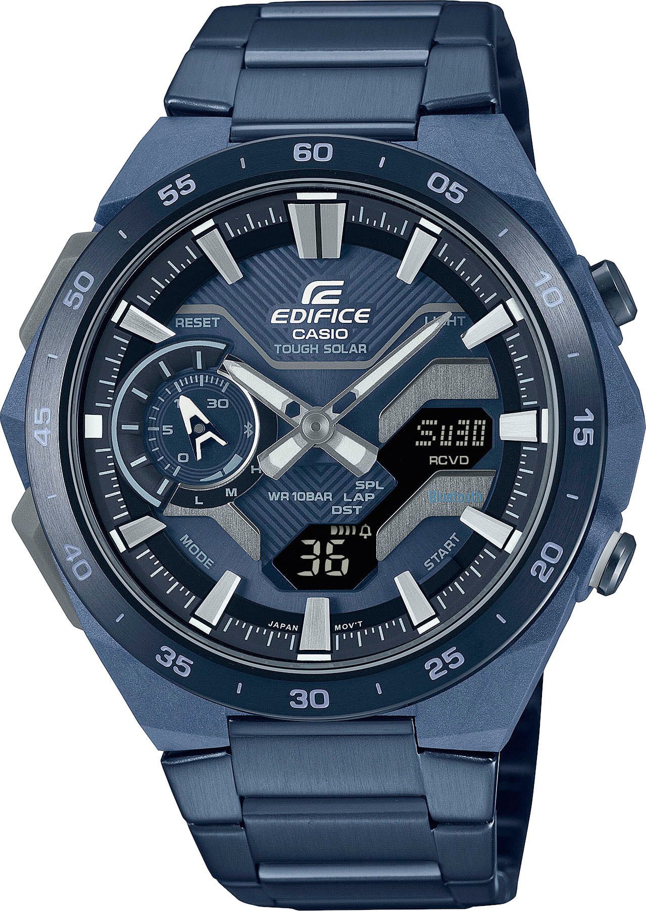 CASIO EDIFICE Smartwatch, Armbanduhr, Quarzuhr, Herrenuhr, Edelstahlarmband, Bluetooth