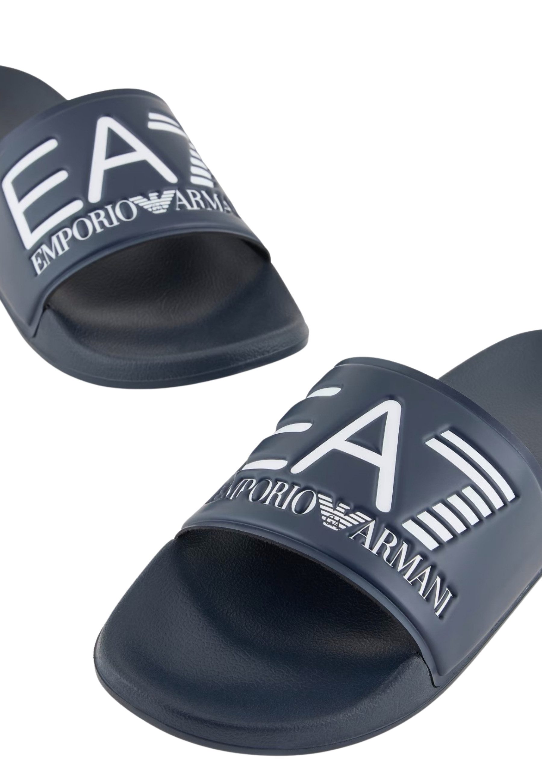 Emporio Armani Sandale Logo Slides Badesandale günstig online kaufen