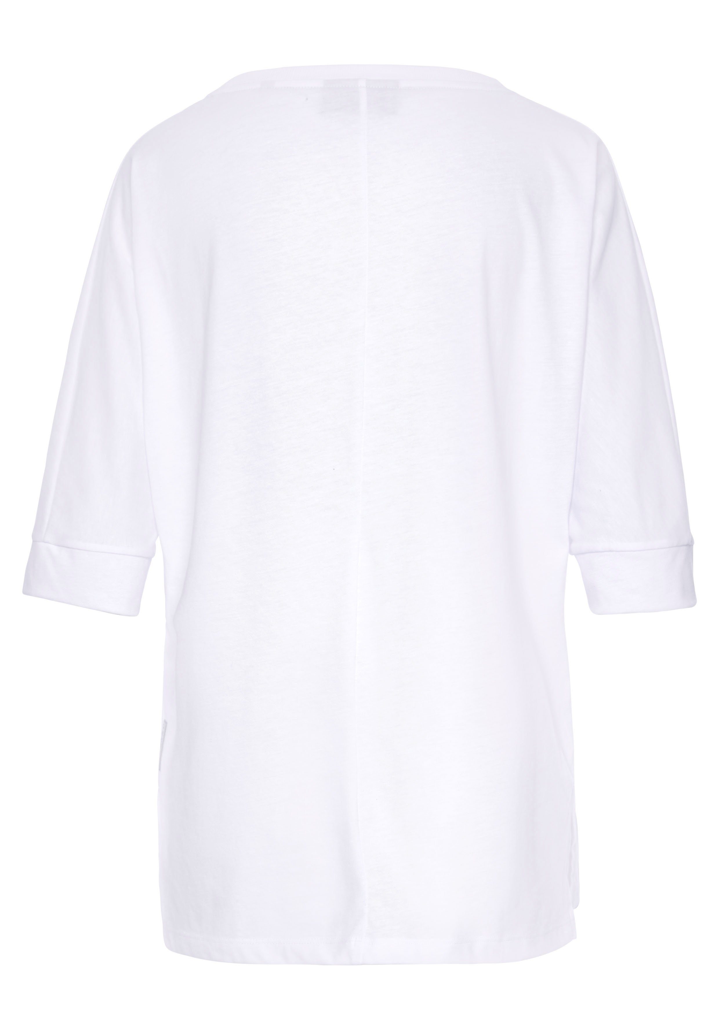 Elbsand 3/4-Arm-Shirt Iduna mit Logoprint, Baumwoll-Mix, lockere Passform – Bild 4 von 5