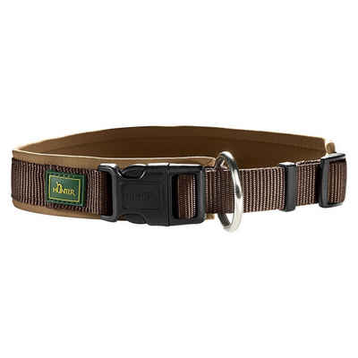 Hunter Tierbedarf Hunde-Halsband Halsband Neopren Vario Plus braun/caramel