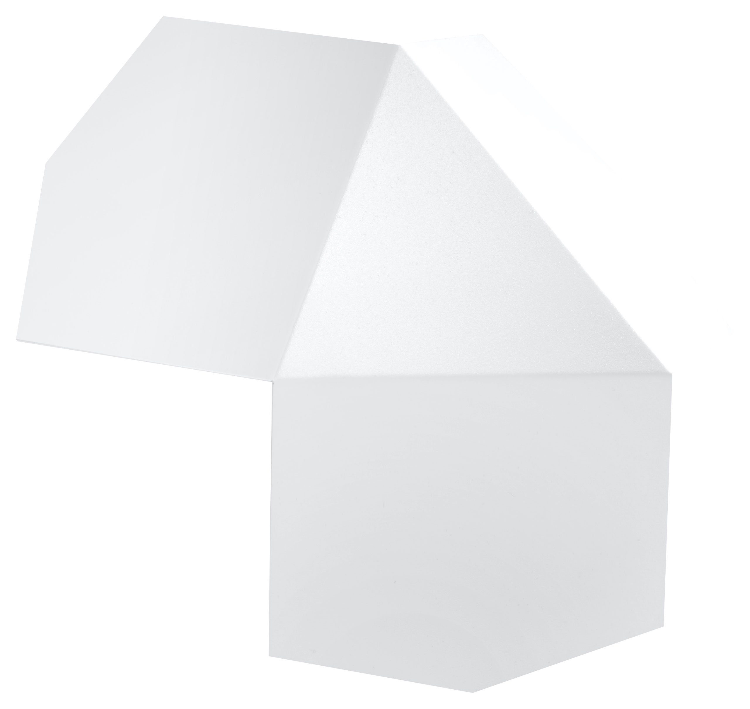 Licht-Erlebnisse Wandleuchte FALERIA, ohne Leuchtmittel, Wandlampe Weiß dekorativ Metall B:32cm Schlafzimmer Wohnzimmer
