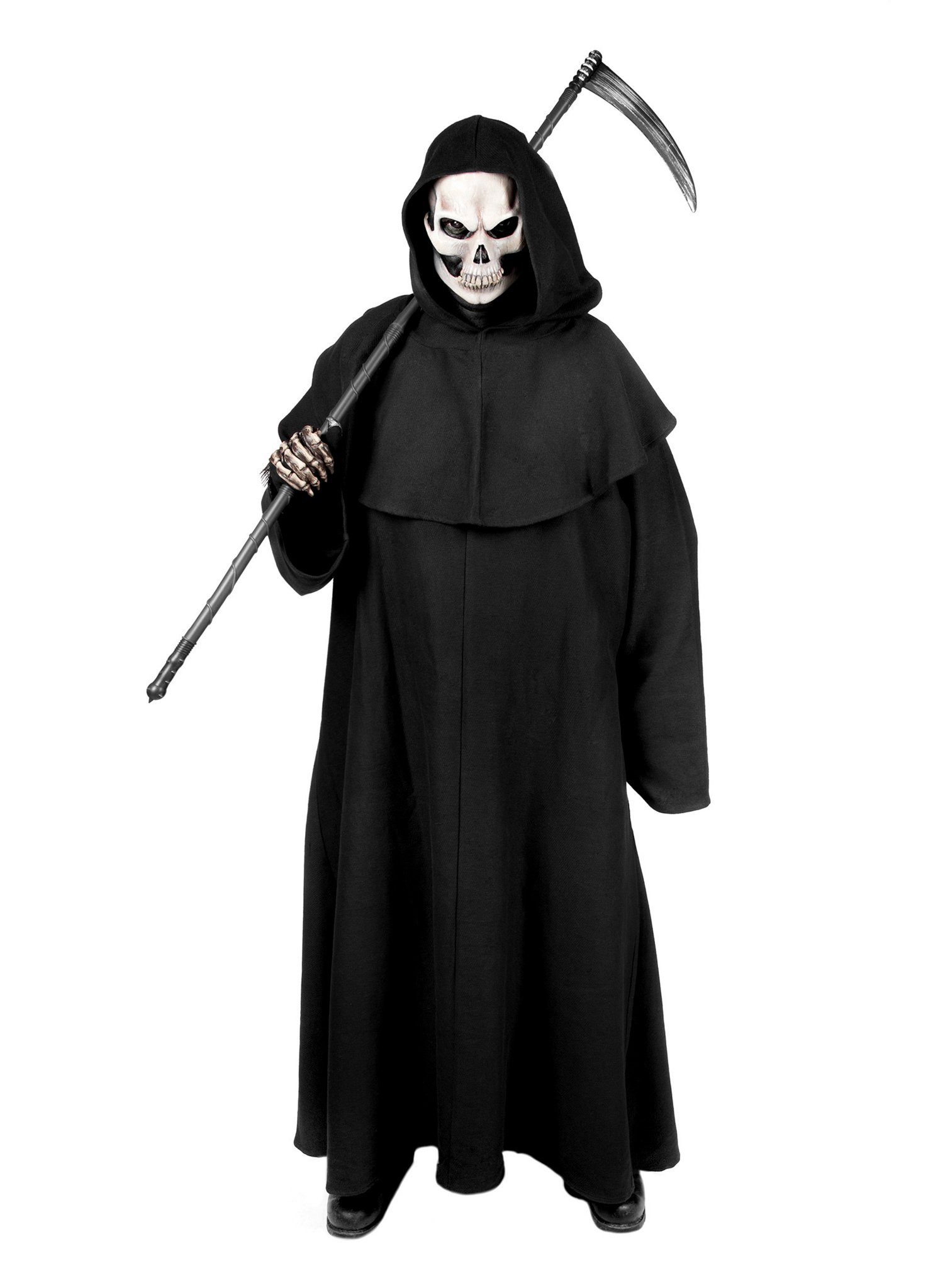 Supreme Replicas Hexen-Kostüm Mönchskutte - Dominus, schwarz, Eine Schwarze Kutte für Mönche oder auch dunkle Kultisten.