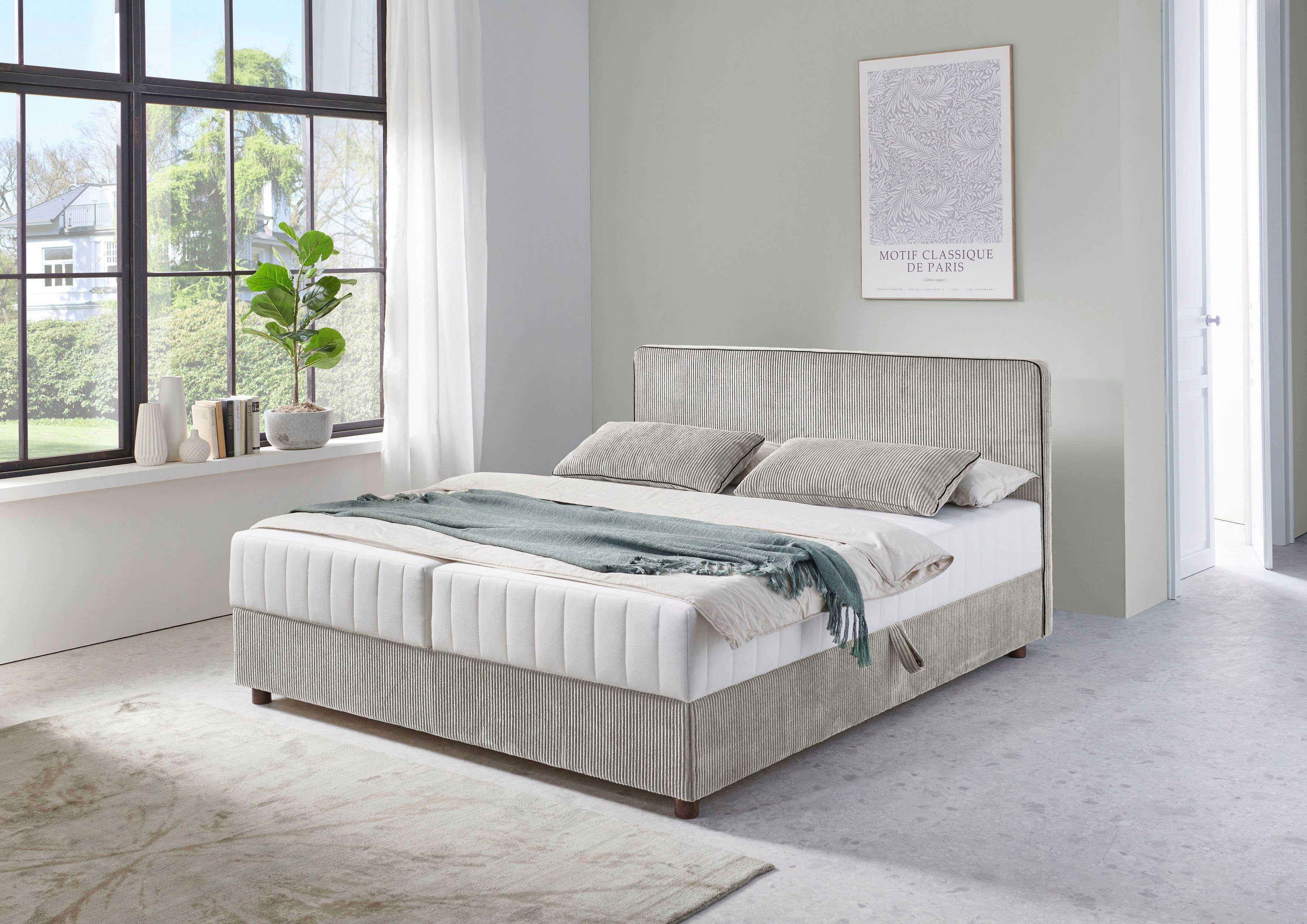 ATLANTIC home collection Bett Corinna, Boxbett günstig online kaufen