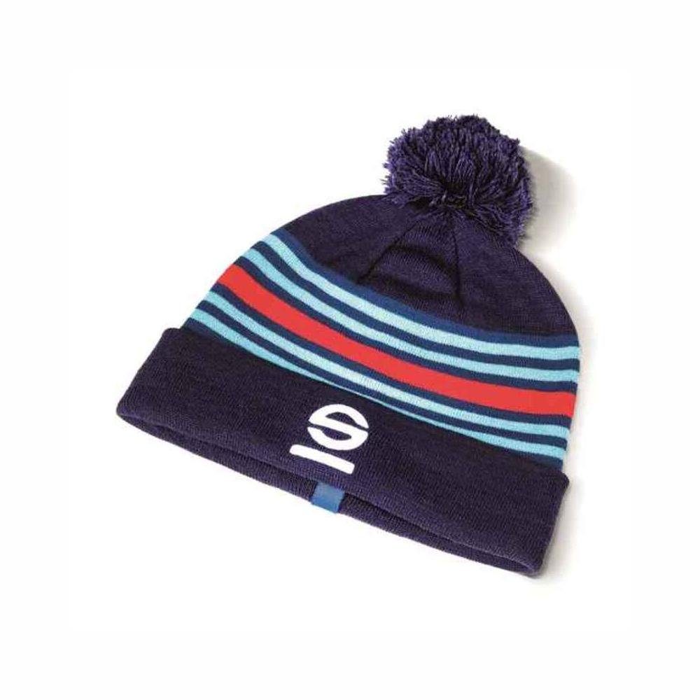 sparco Beanie Sparco Hut Martini Racing Rot Blau