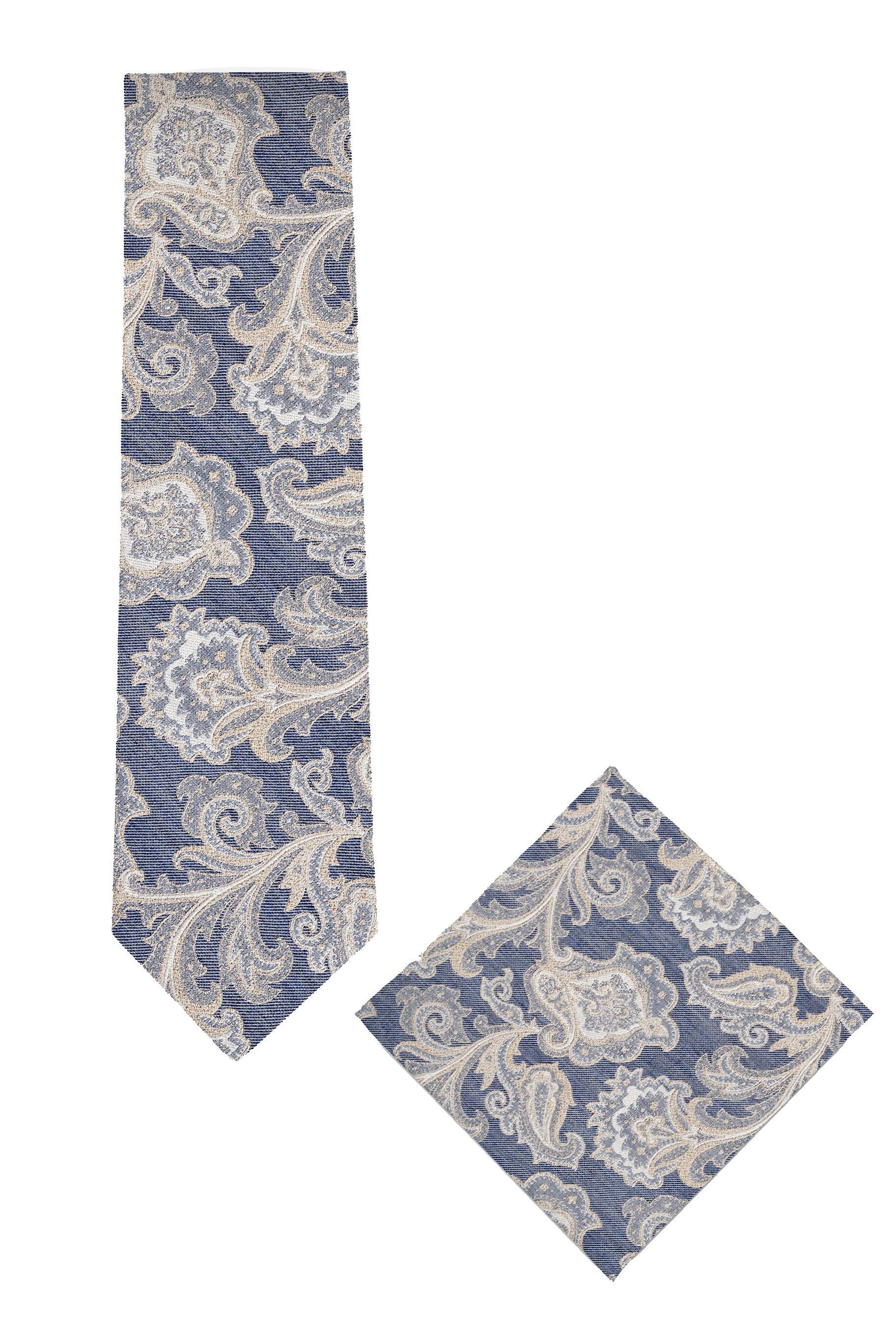 REAL GUYS by J.PLOENES Krawatte 5827KSET (2-St) Set bestehend aus Krawatte mit Einstecktuch