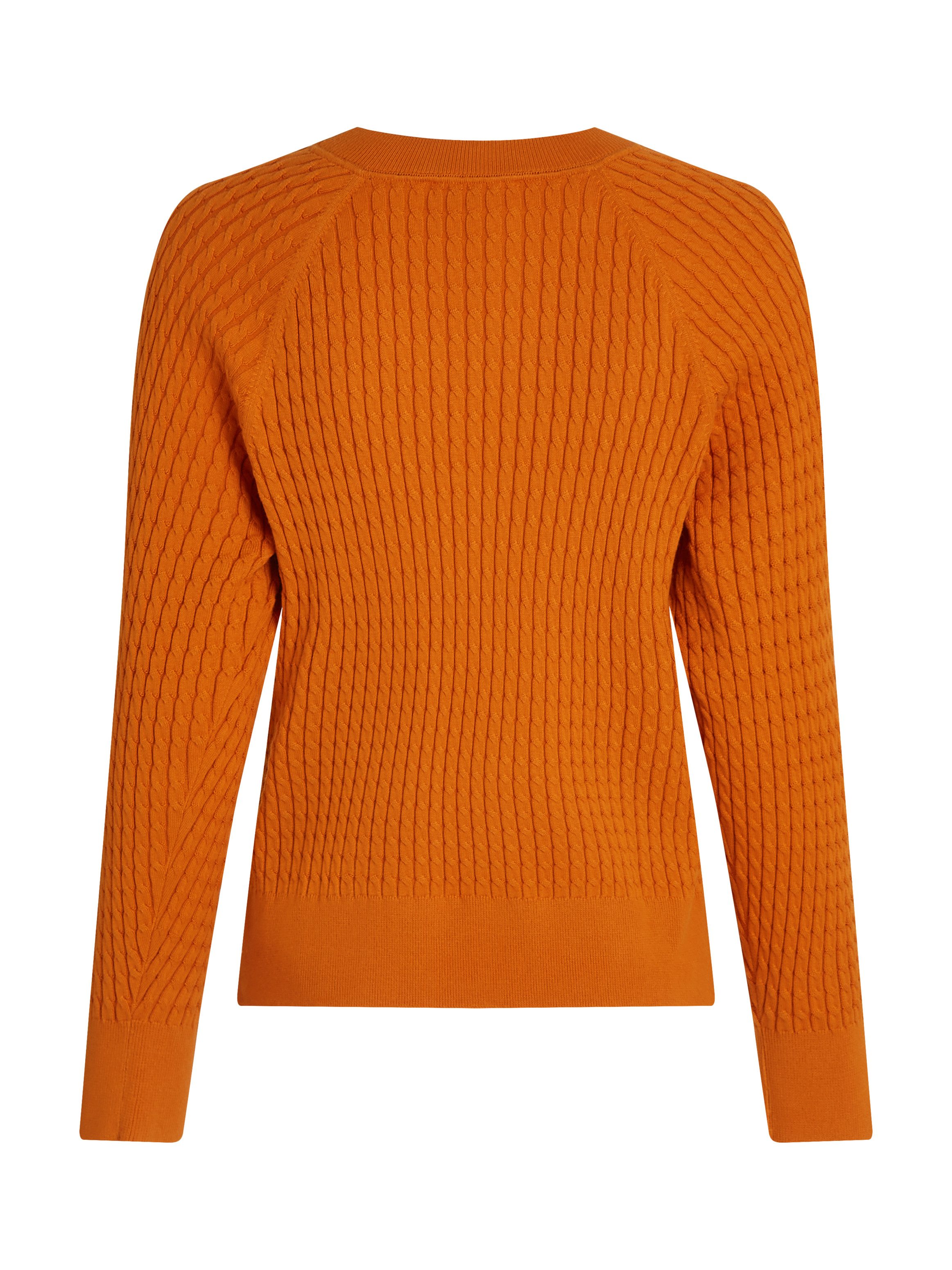 Tommy Hilfiger Rundhalspullover CO CABLE C-NK günstig online kaufen