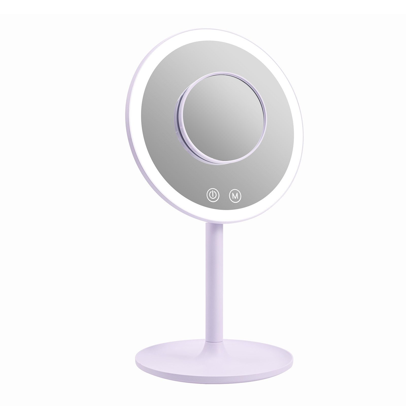 EMKE Kosmetikspiegel Macaron Tischspiegel mit Beleuchtung 3 Lichtfarben Dim günstig online kaufen