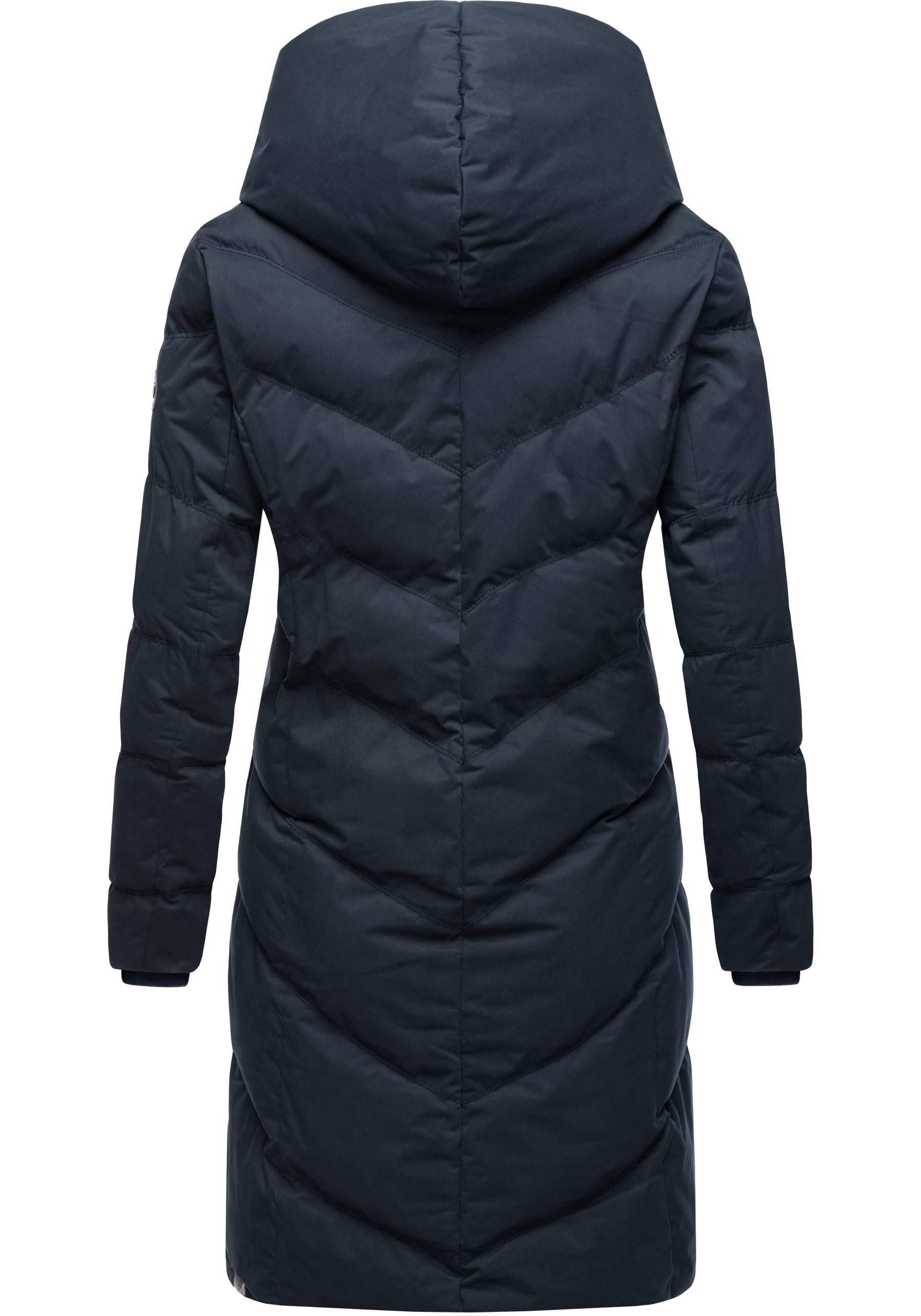 Ragwear Steppmantel Natalka stylischer, gesteppter Winterparka mit gefütterter Kapuze