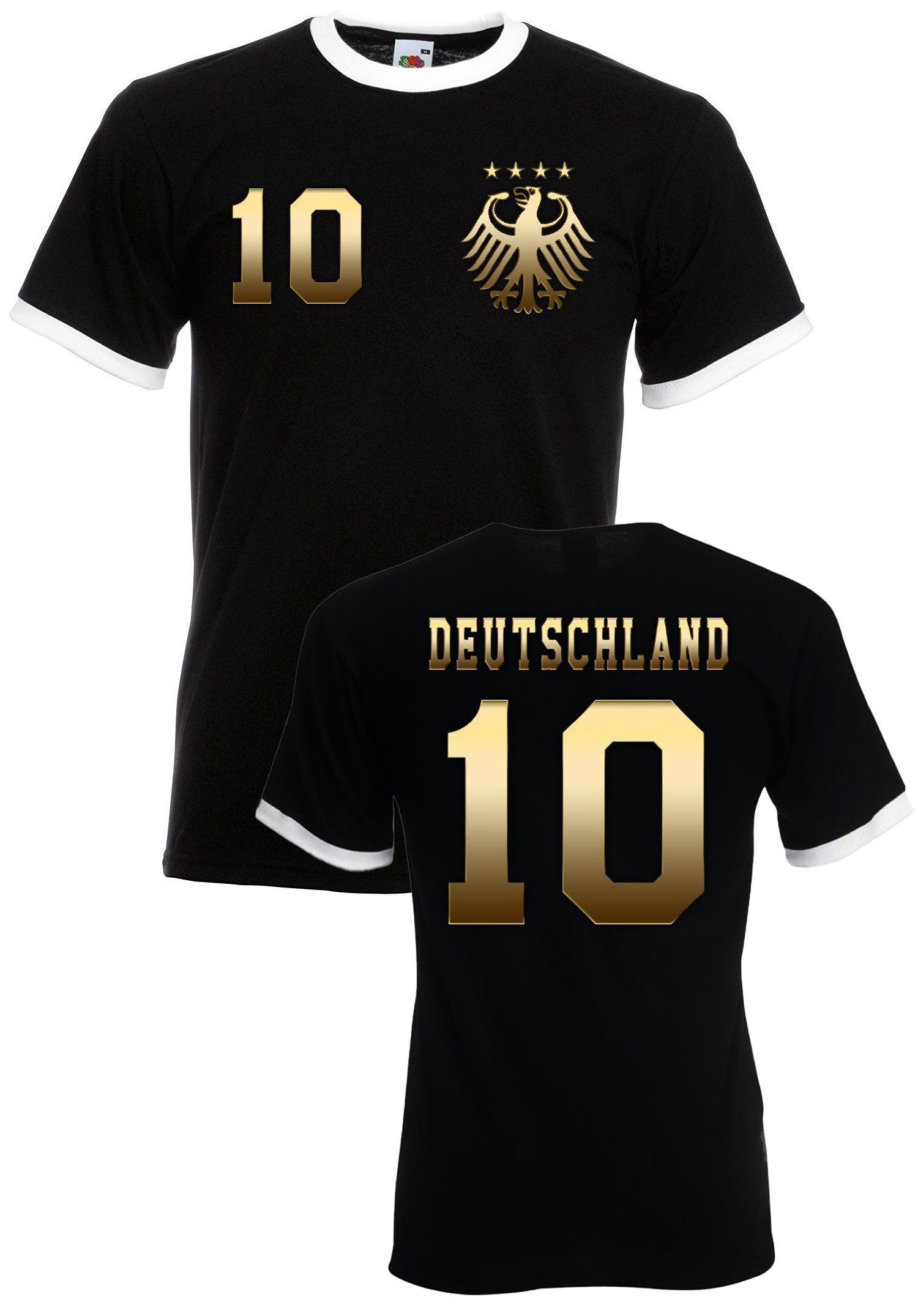 Youth Designz T-Shirt Deutschland Herren T-Shirt Fußball Trikot Look EM 2024 mit trendigem Motiv