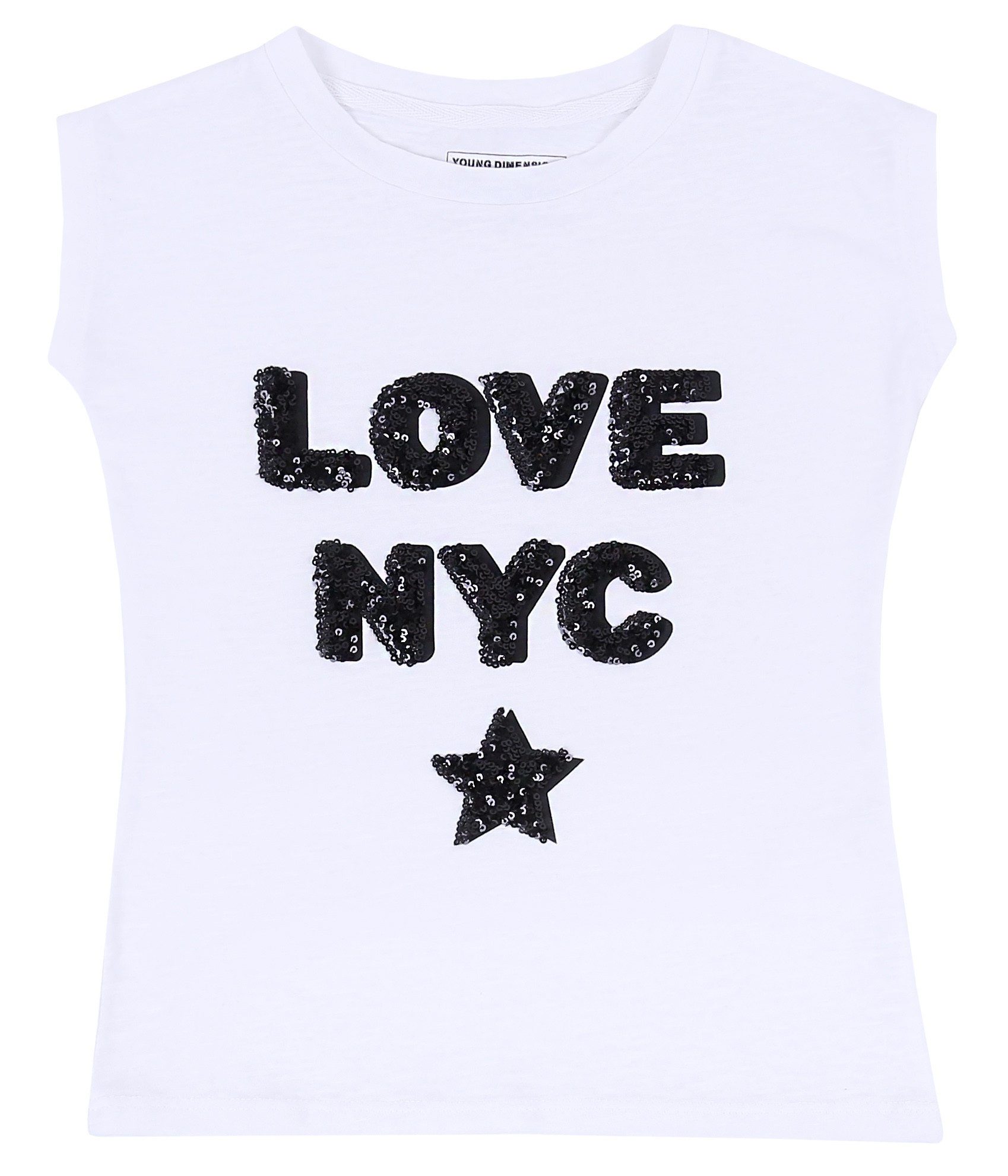 Blusentop Weißes T-Shirt LOVE NYC 8-9 Jahre