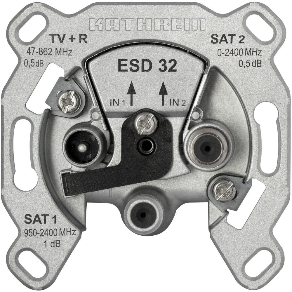 Kathrein Kathrein ESD 32 Antennendose für Sat-Anlagen. Camping Sat-Anlage (bis 24 V), Sat-Anlage