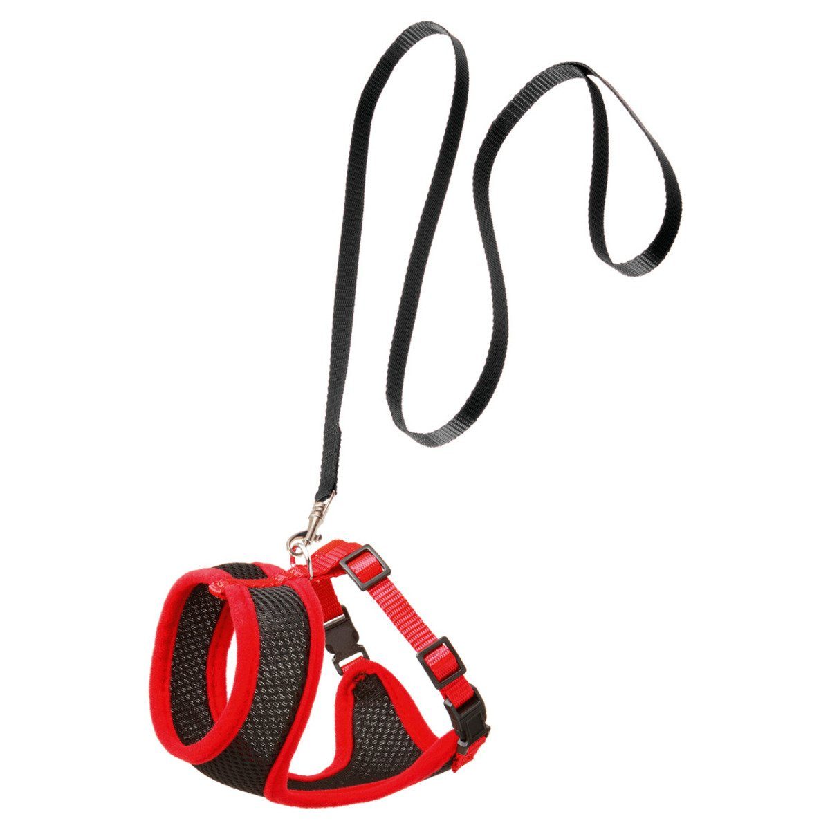 Karlie Geschirr Katzengarnitur Harms schwarz-rot