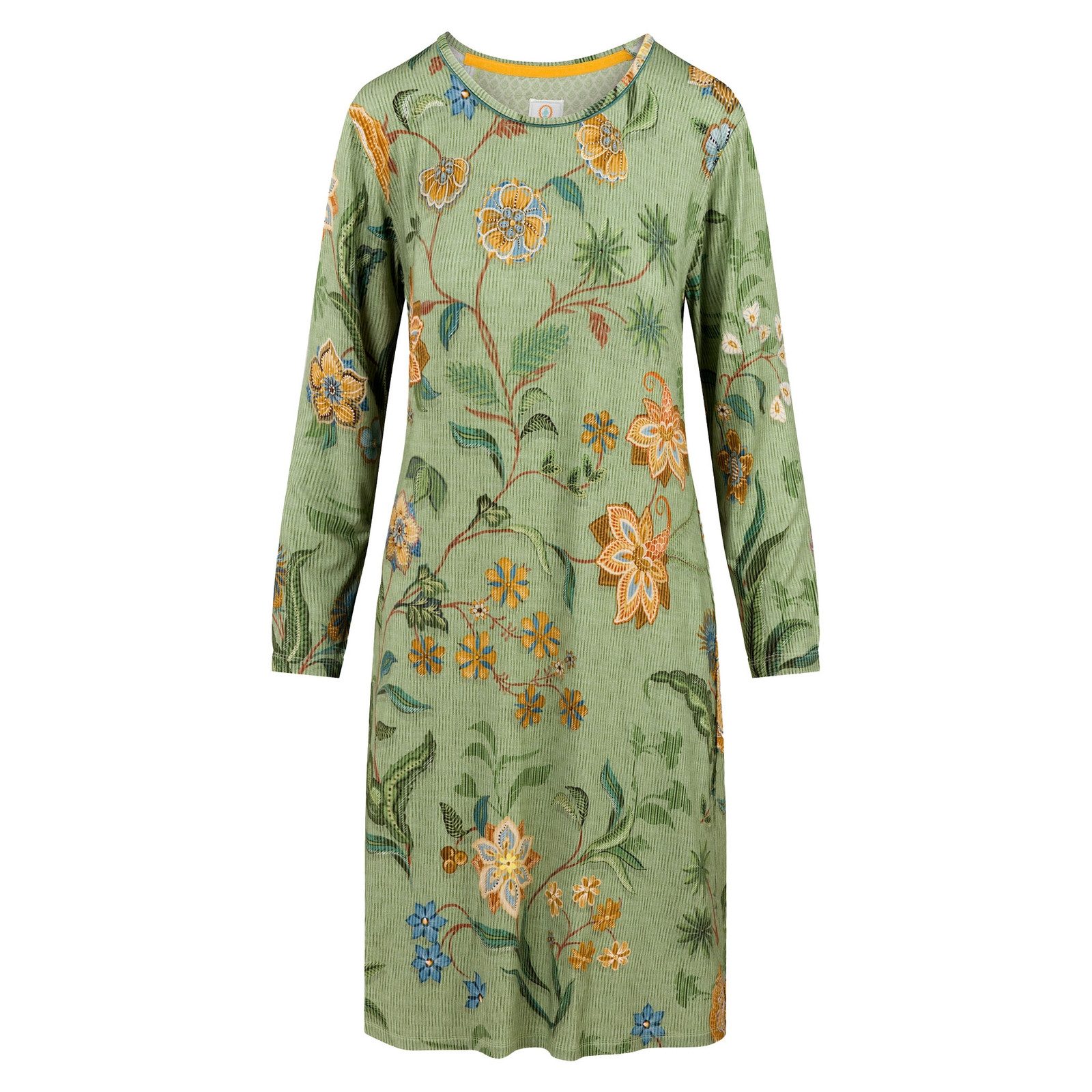 PiP Studio Nachthemd Destiny Long Sleeve Nightdress Safari Bloom mit floralem Muster