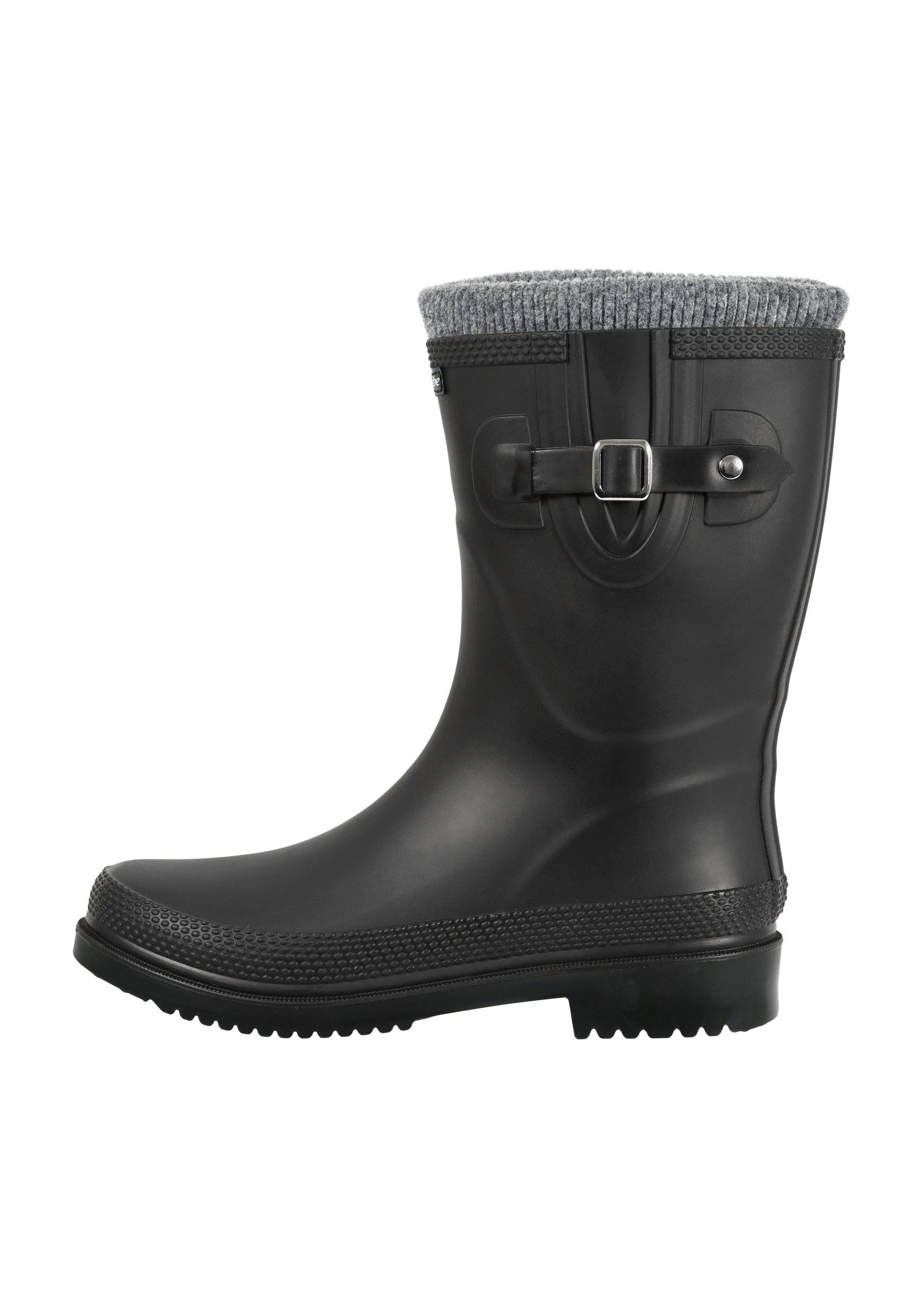 Regenliebe Pfütze-W Gummistiefel Halbschaft Regenstiefel mit Warmfutterstrumpf