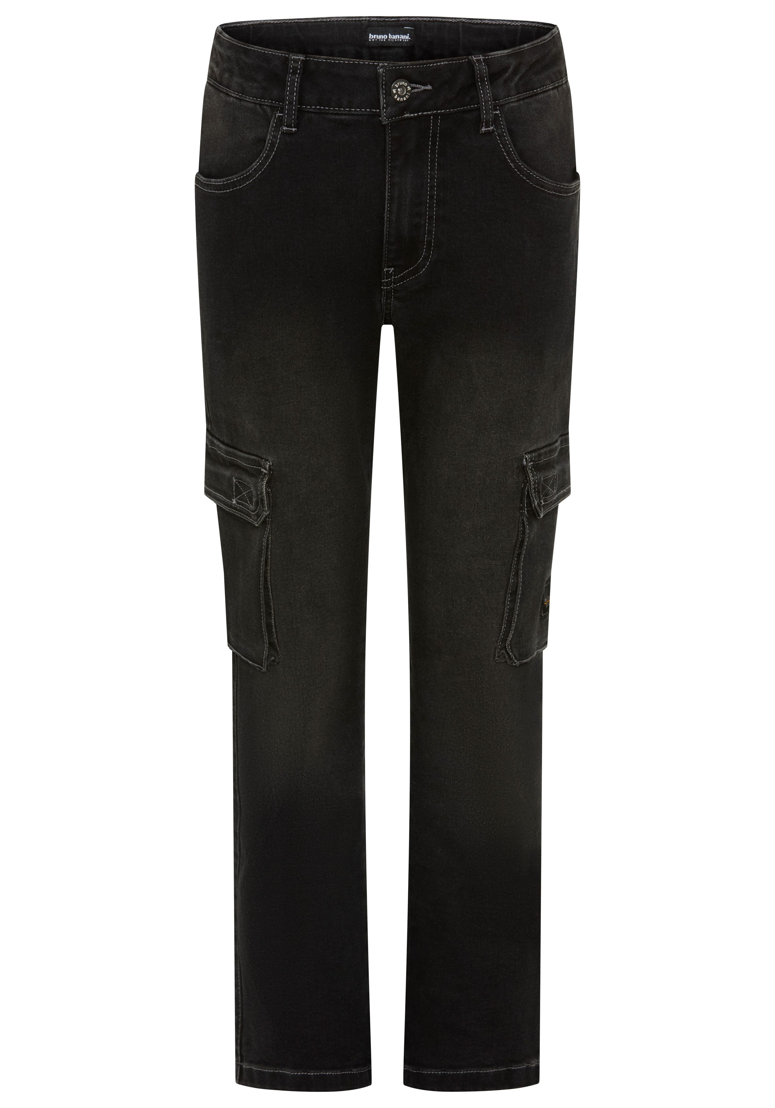 Bruno Banani Loose-fit-Jeans Cargojeans in lockerer Form von BRUNO BANANI Lässige Jeans mit Cargo-Taschen, gerades Bein, normale Leibhöhe – Bild 5 von 5