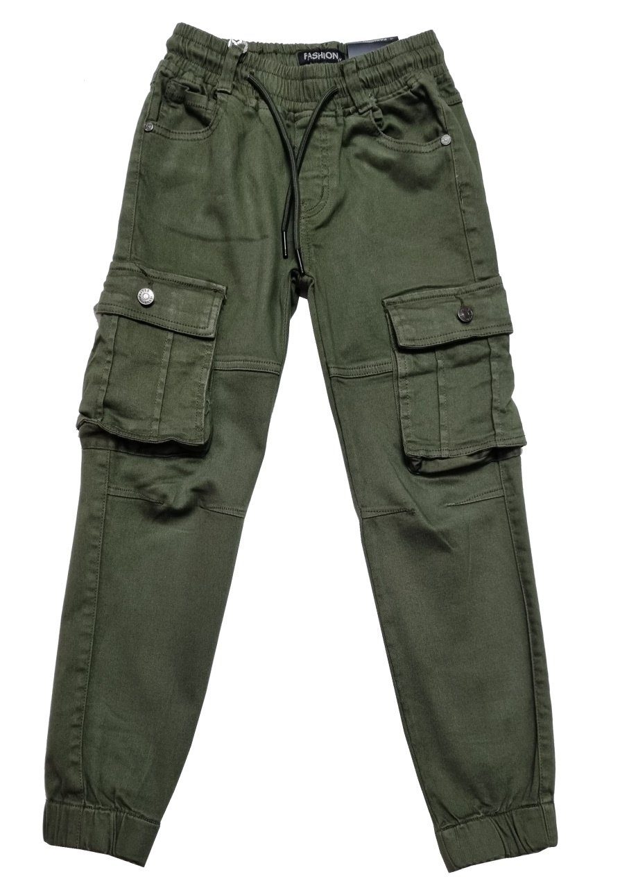 Fashion Boy Cargohose Jungen Cargo Stretch Hose Chino Hose Cargohose J48