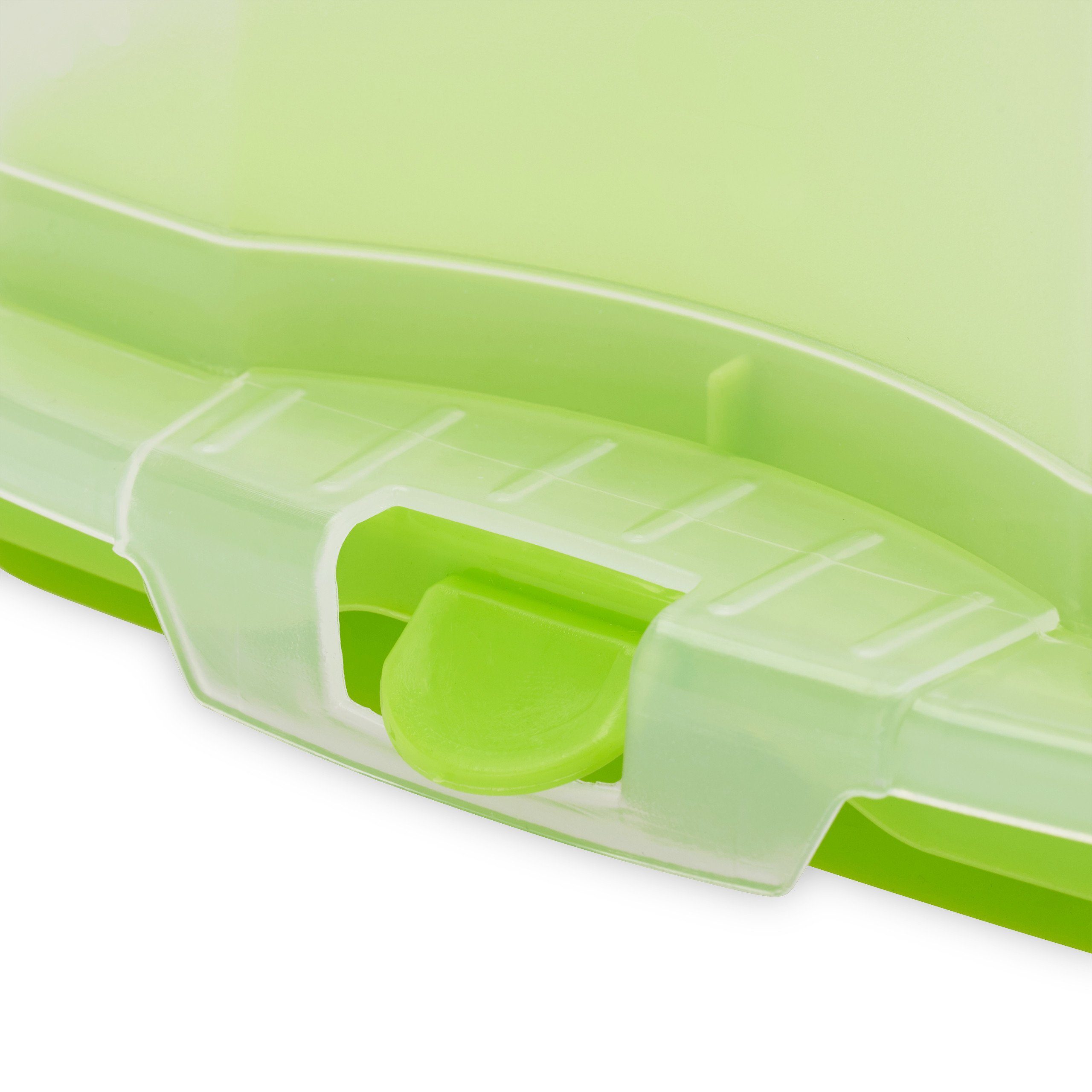 Grün relaxdays Kunststoff, Kuchentransportbox Kuchenbox, Transparent Grün Eckige