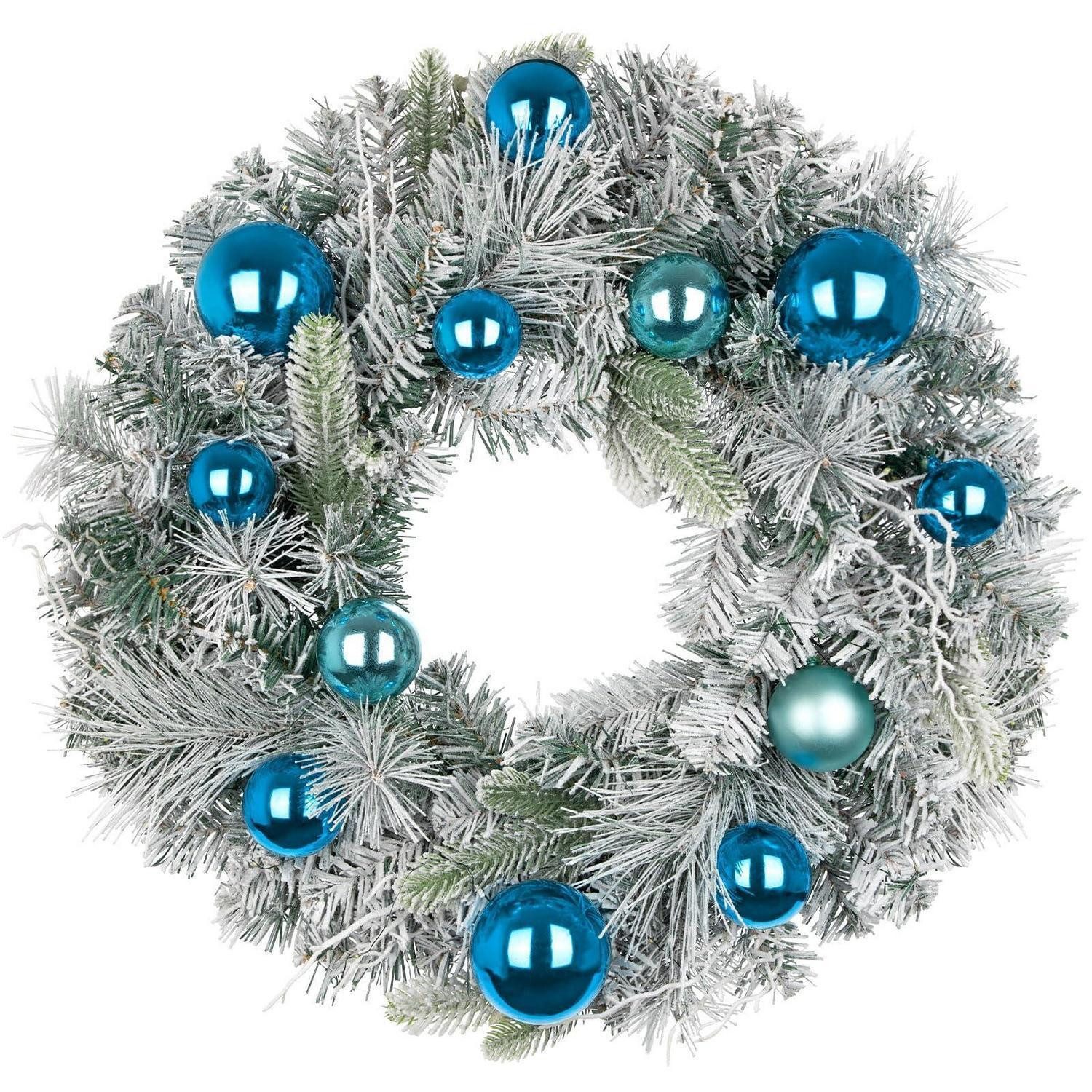 LuxusKollektion Adventskranz Weihnachtskranz 61cm mit Dekoration