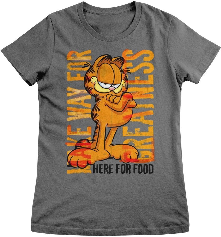 Garfield T-Shirt Make Way For Greatness Girly Tee