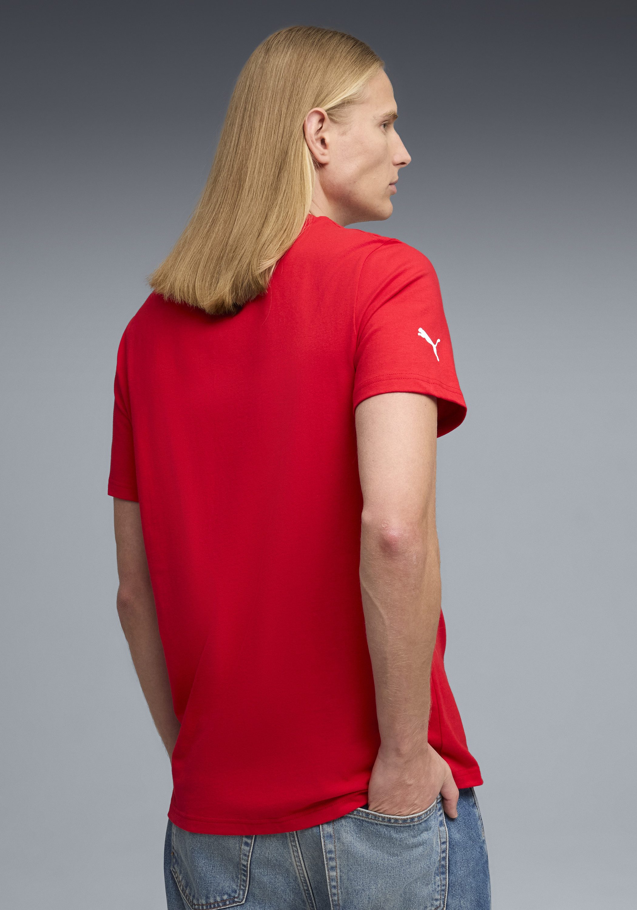 PUMA T-Shirt FERRARI COLORED SHIELD TEE Regular Fit, Kurzarm, für Motorspor günstig online kaufen