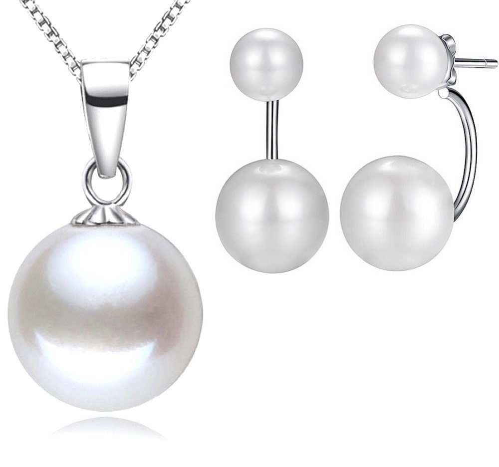 Offizielle Versandhandelsseite Kim Johanson Schmuckset Perle 925 Silber (3-tlg)